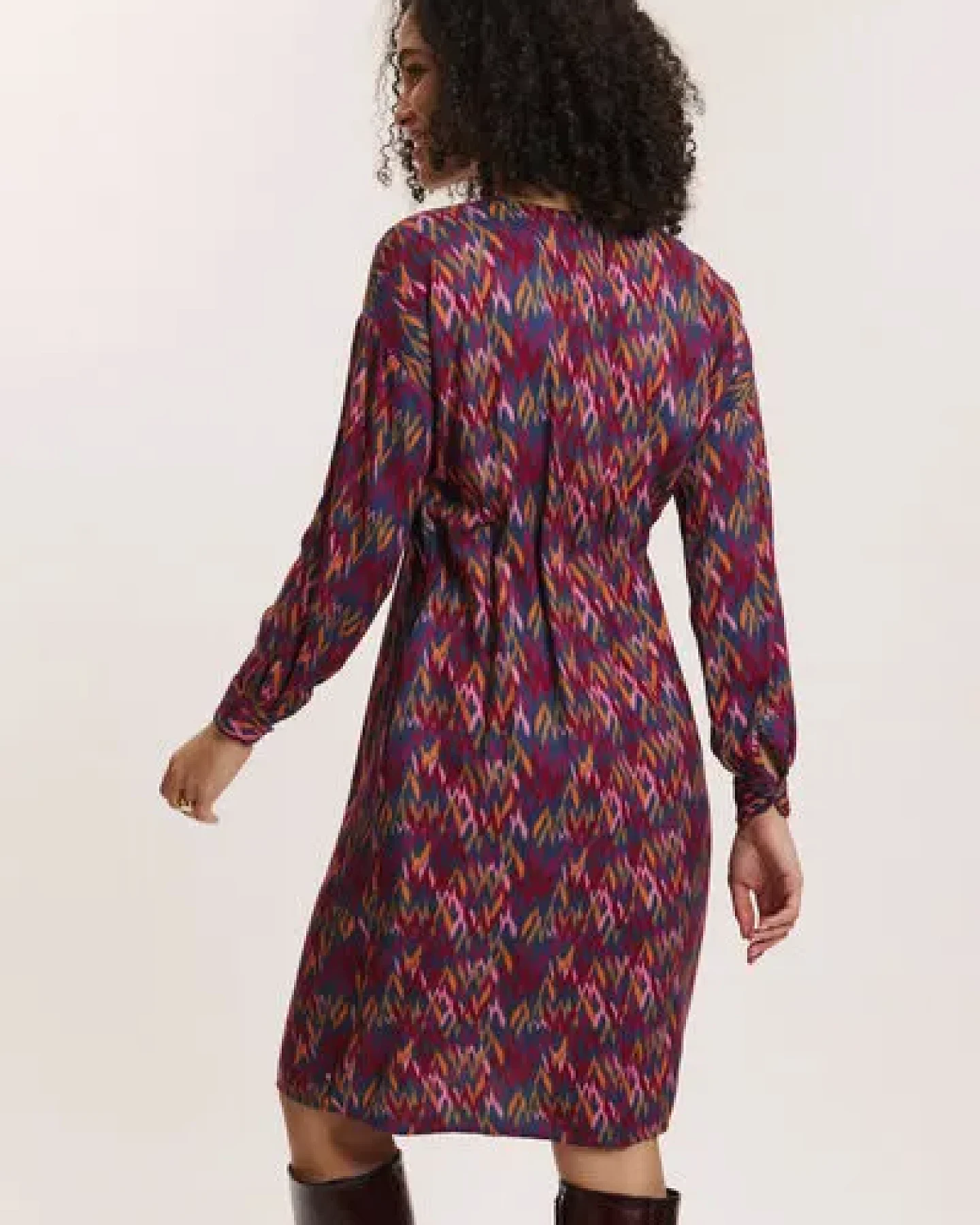 TRANQUILLO Kleid Taalke aus EcoVero-Twill – Ansicht 2