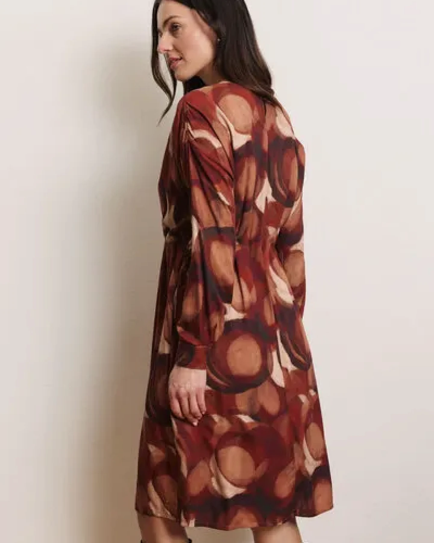 TRANQUILLO Kleid Taalke aus EcoVero-Twill – Ansicht 2