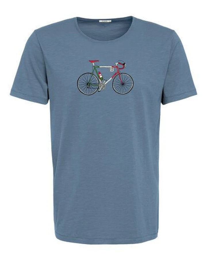 GREENBOMB Bike Enzo Spice - Sportliches T-Shirt aus Bio-Baumwolle / hochwertiger Print / GOTS / Fair & Vegan