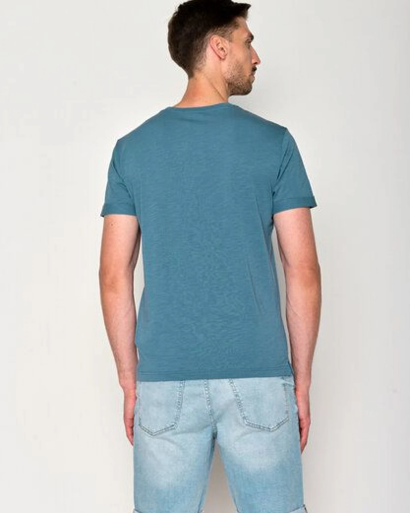 GREENBOMB Animal Donkey Surf Roll - Lässiges T-Shirt aus Bio-Baumwoll Mix / hochwertiger Print / GOTS / Fair & Vegan – Ansicht 4