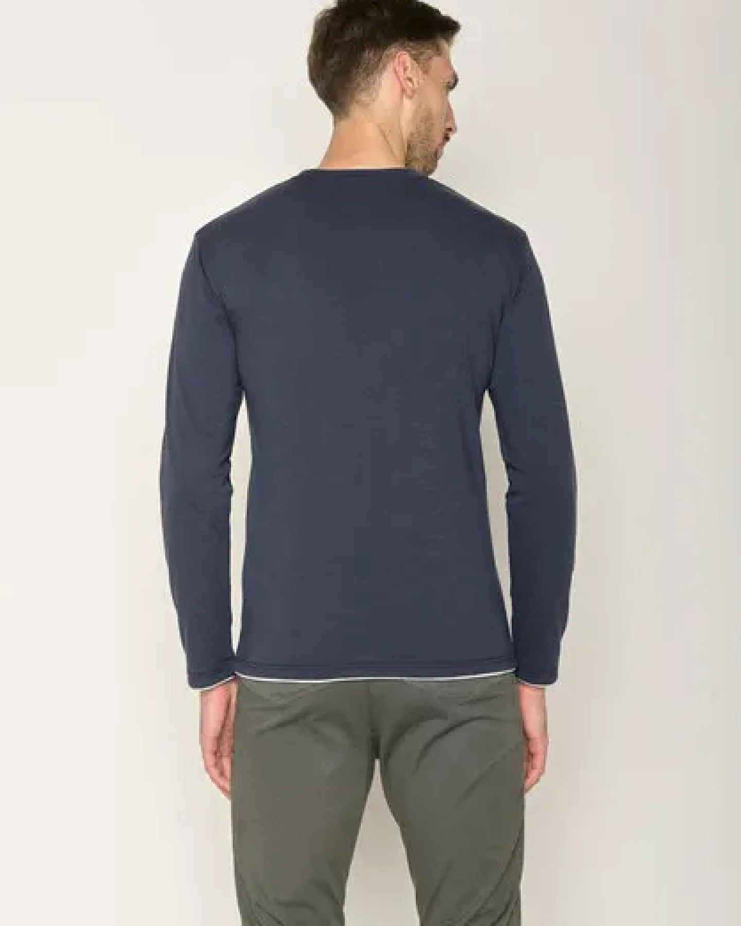 GREENBOMB Basic Rough - Elegantes Longsleeve aus Bio-Baumwolle / GOTS / Fair & Vegan – Ansicht 4