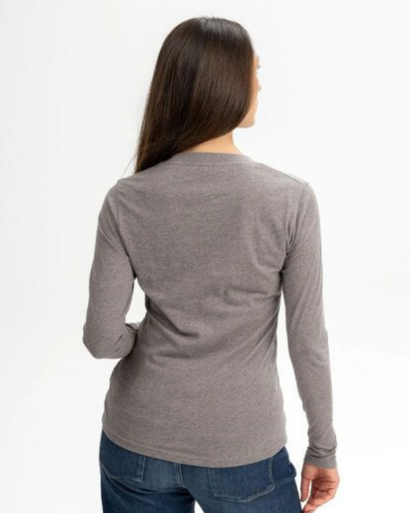 MELA Basic Langarmshirt Style DHIVYA aus 100% Bio-Baumwolle – Ansicht 2