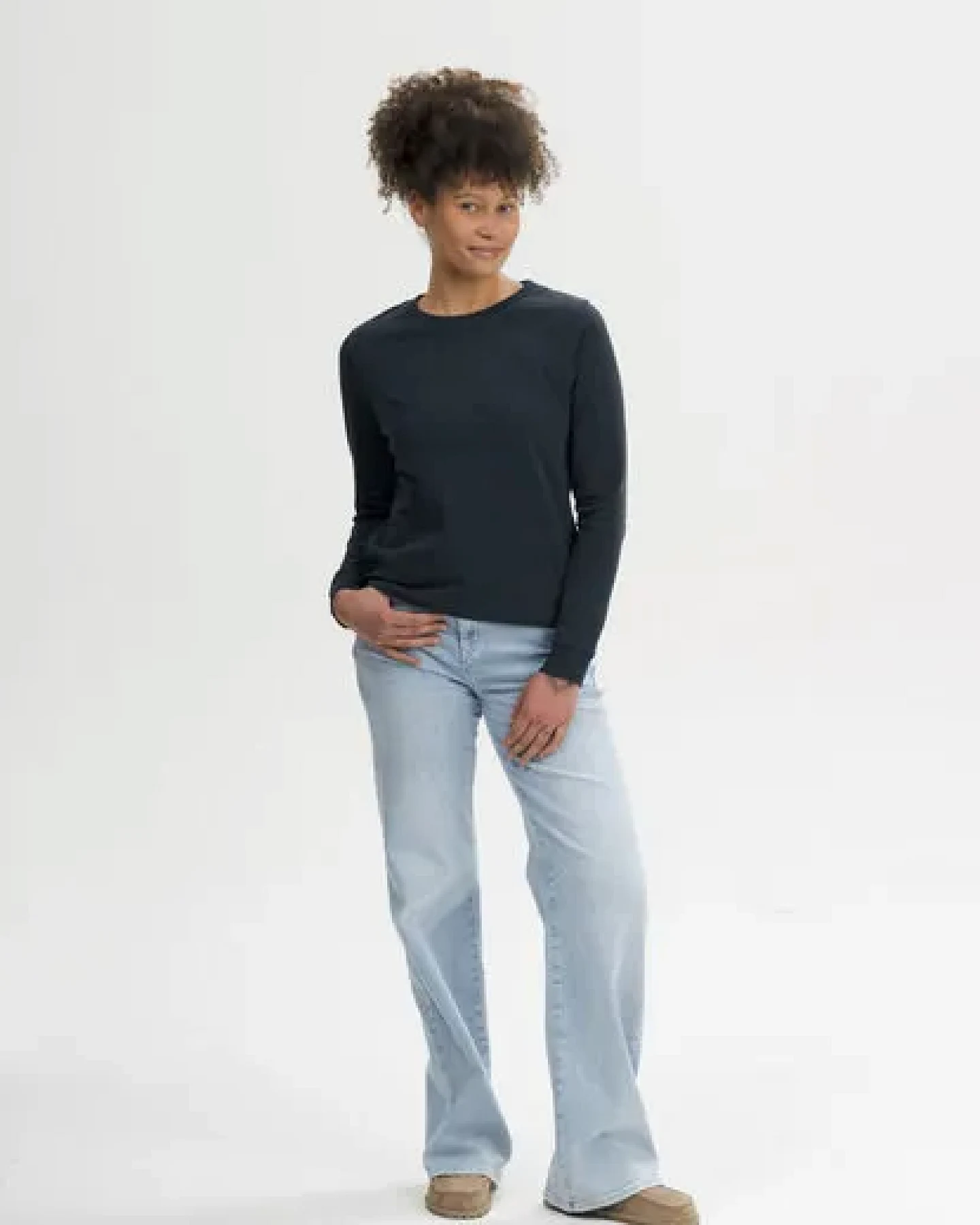 MELA Langarmshirt schwer Style AASTHA aus 100% Bio-Baumwolle – Ansicht 3
