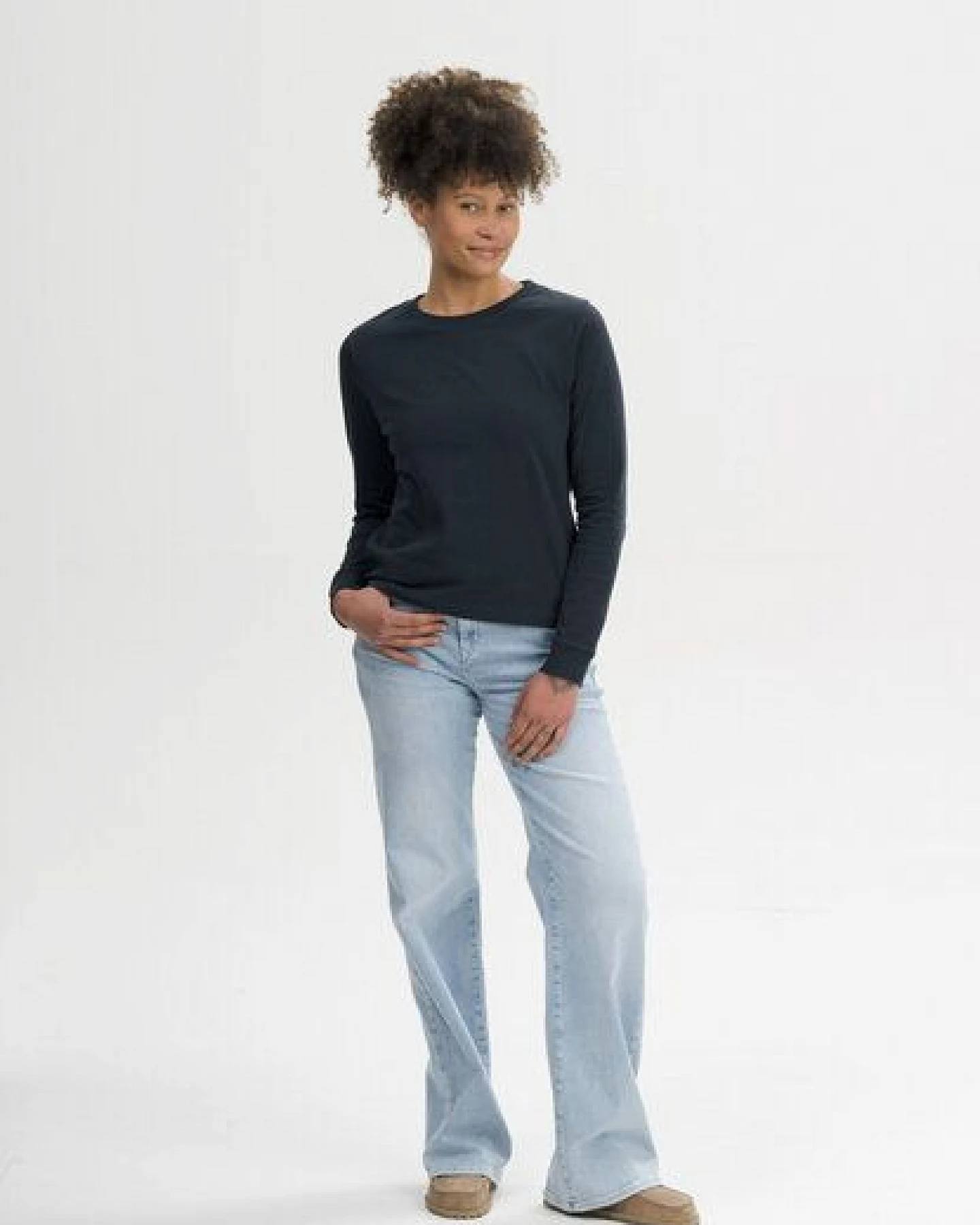 MELA Langarmshirt schwer Style AASTHA aus 100% Bio-Baumwolle – Ansicht 3