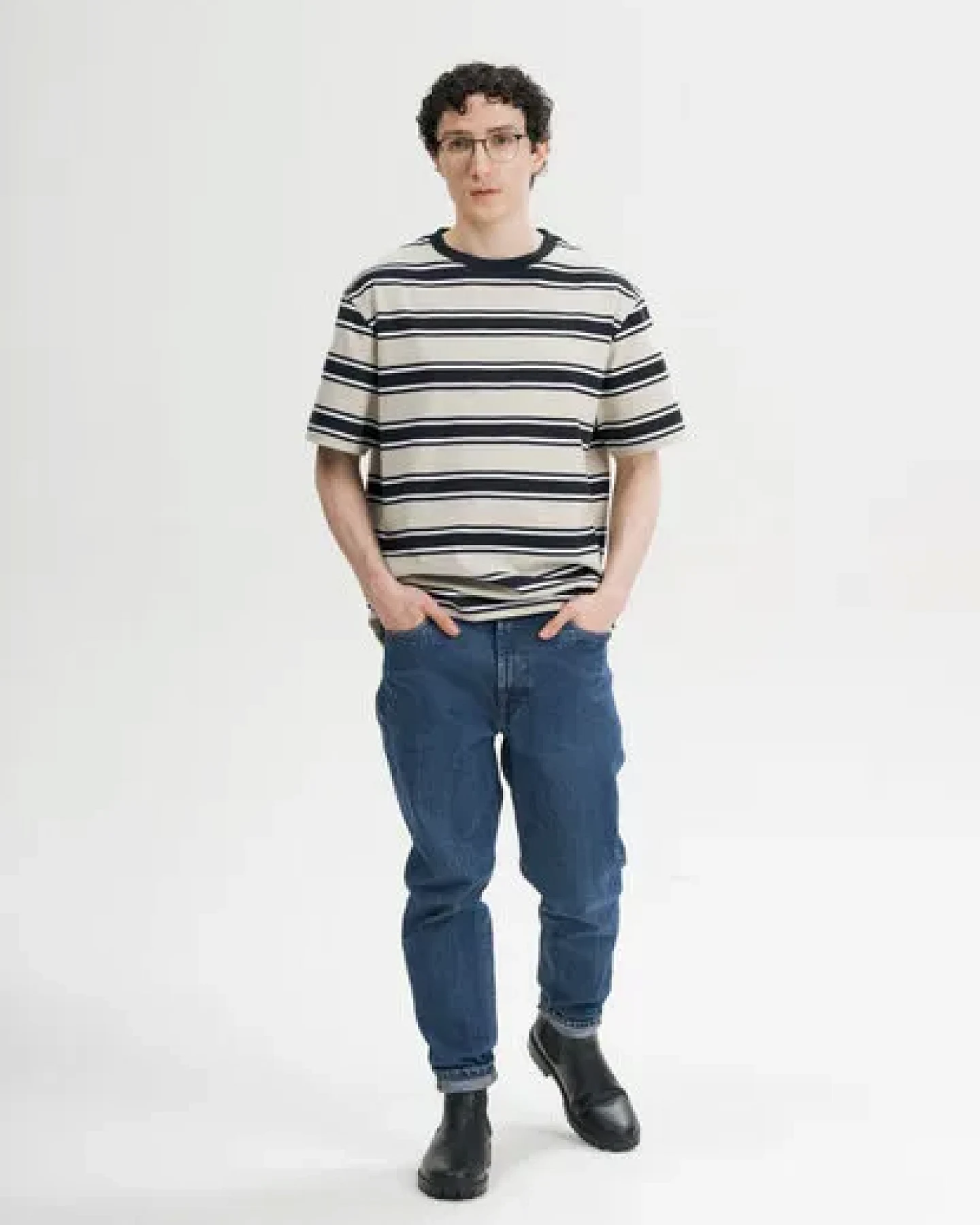 MELA Oversized T-Shirt schwer Style BHAJAN aus 100% Bio-Baumwolle – Ansicht 3