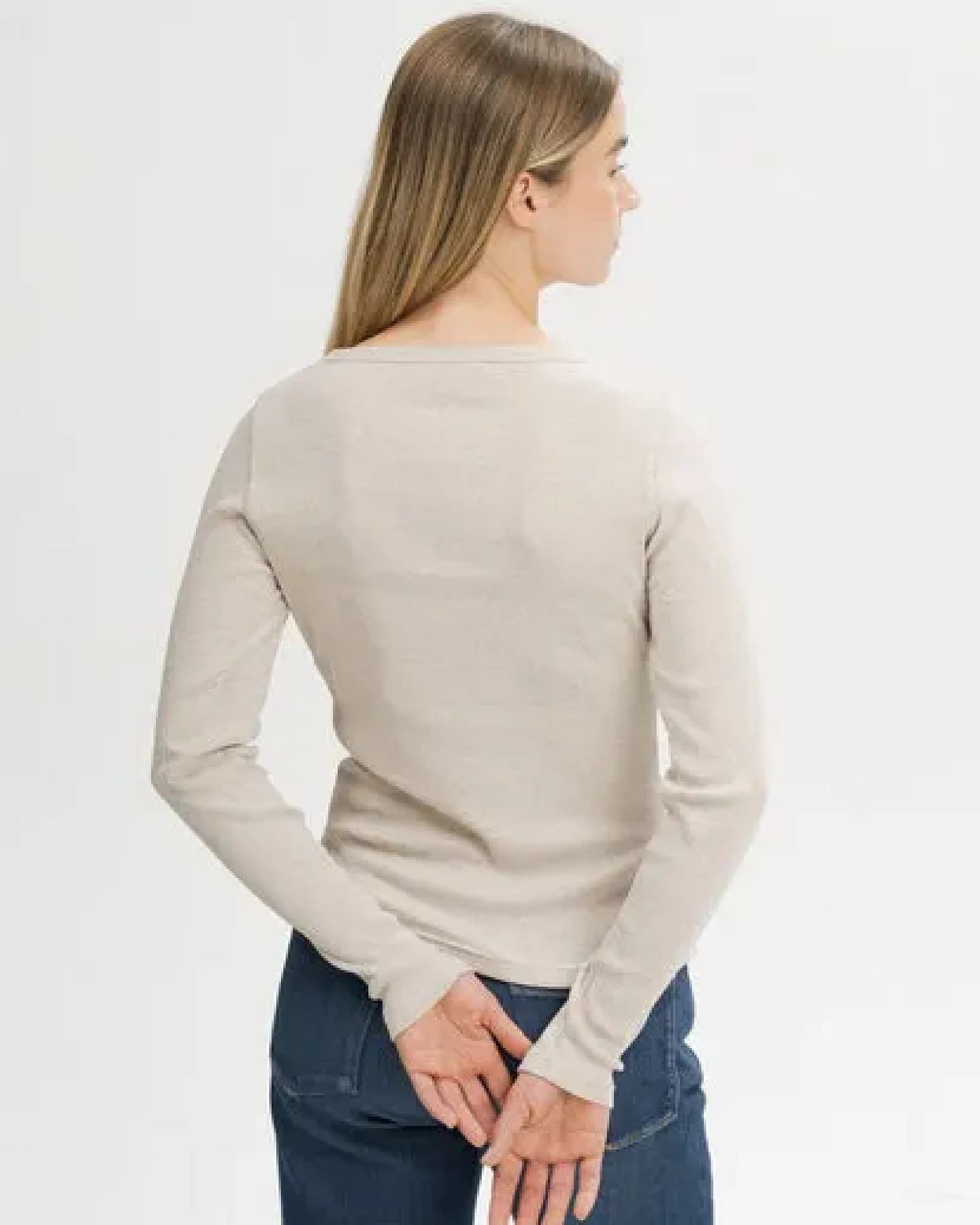 MELA Ripp Longsleeve Style MEHAR aus 100% Bio-Baumwolle – Ansicht 2