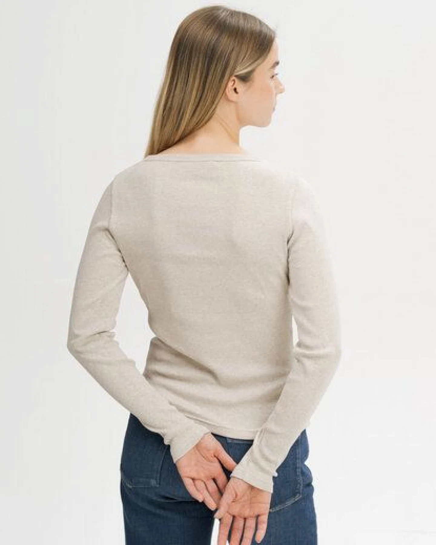 MELA Ripp Longsleeve Style MEHAR aus 100% Bio-Baumwolle – Ansicht 2