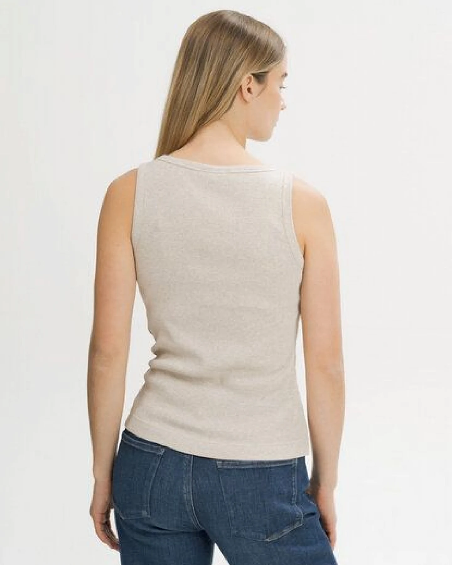MELA Ripp Tanktop Style DRISNA aus 100% Bio-Baumwolle – Ansicht 2