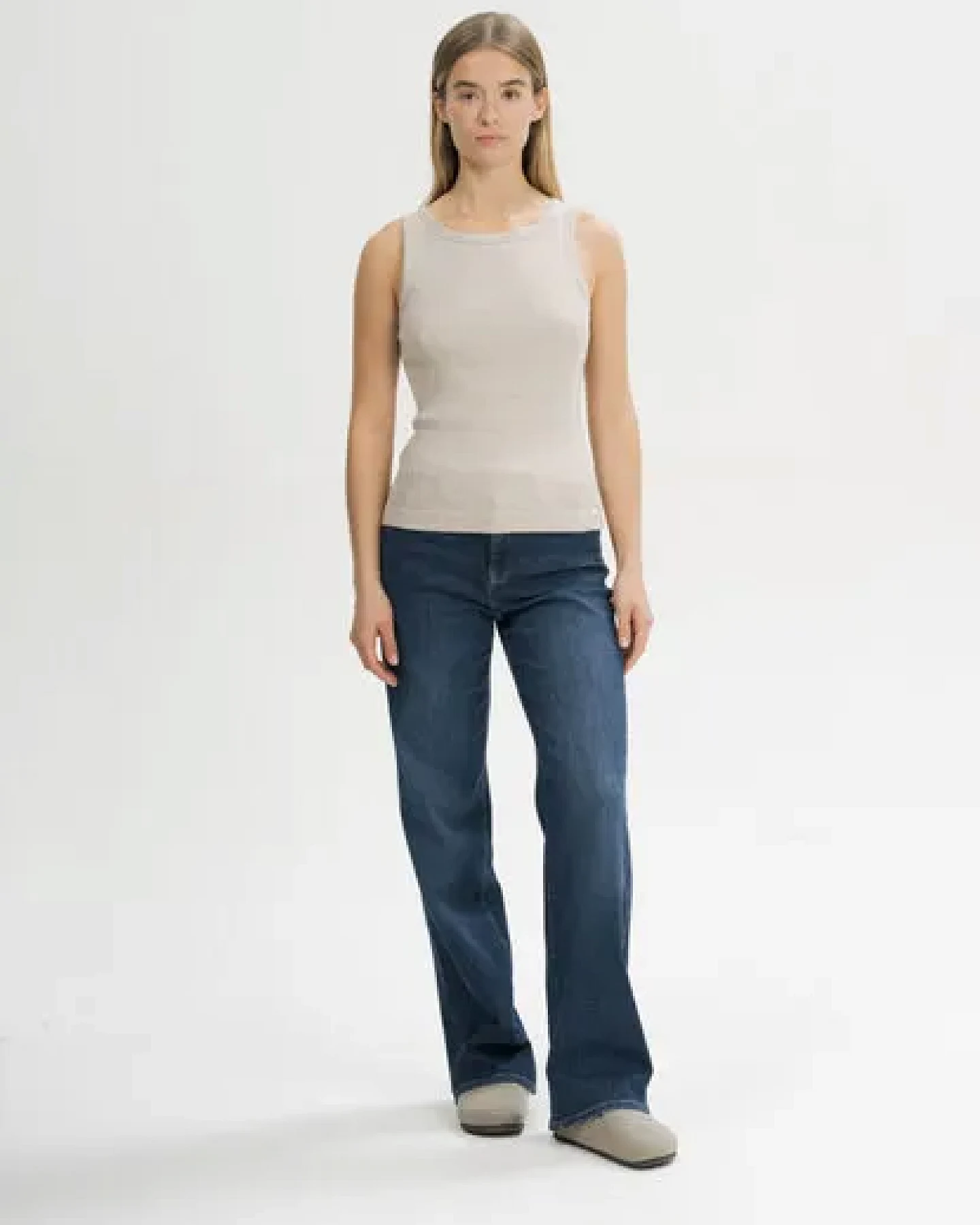 MELA Ripp Tanktop Style DRISNA aus 100% Bio-Baumwolle – Ansicht 3