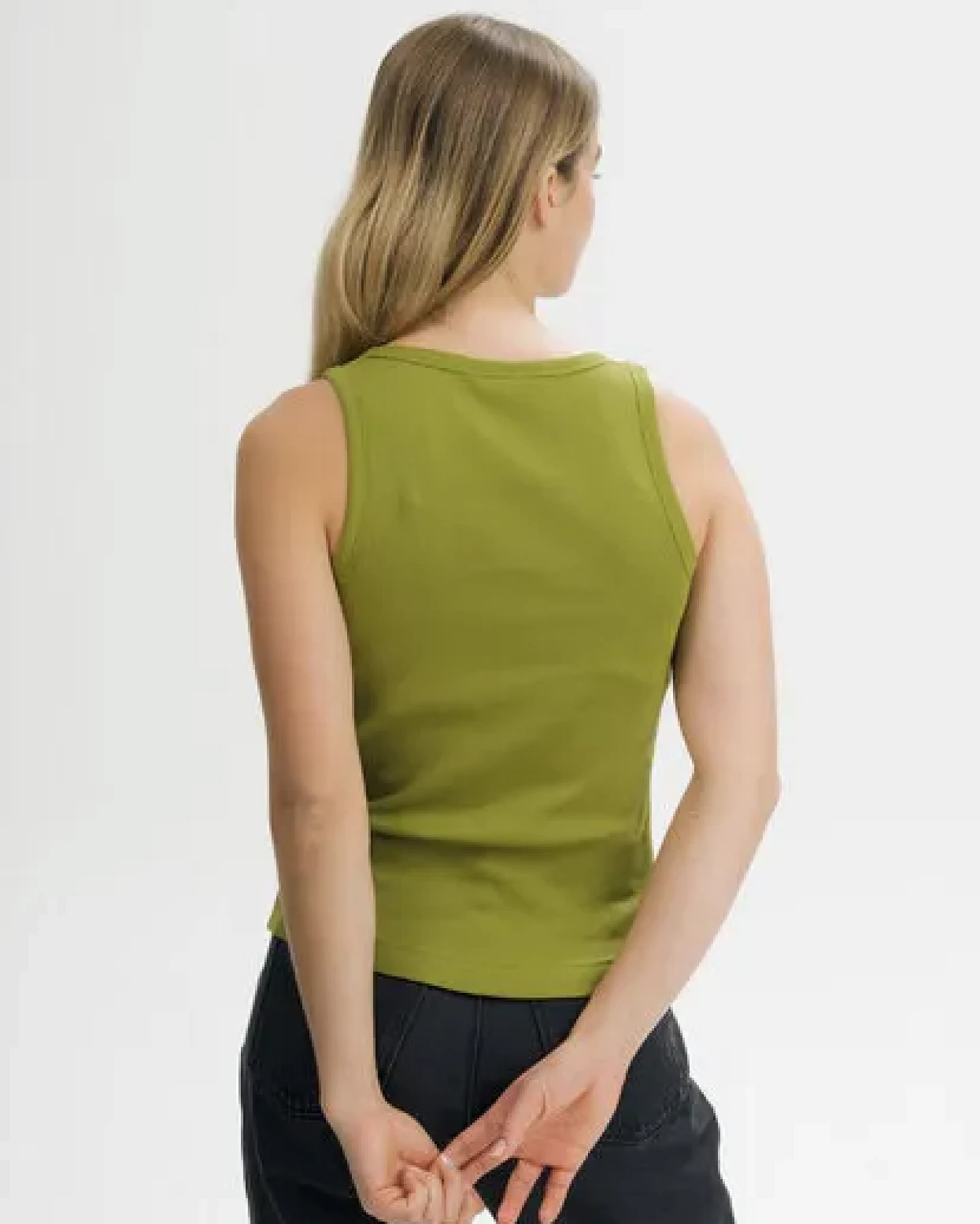 MELA Ripp Tanktop Style DRISNA aus 100% Bio-Baumwolle – Ansicht 2