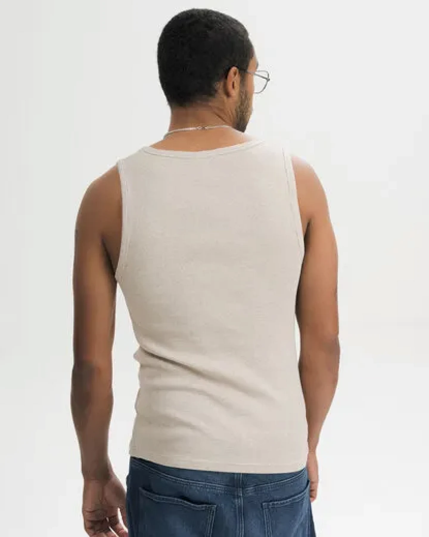 MELA Ripp Tanktop Style OSHIN aus 100% Bio-Baumwolle – Ansicht 2