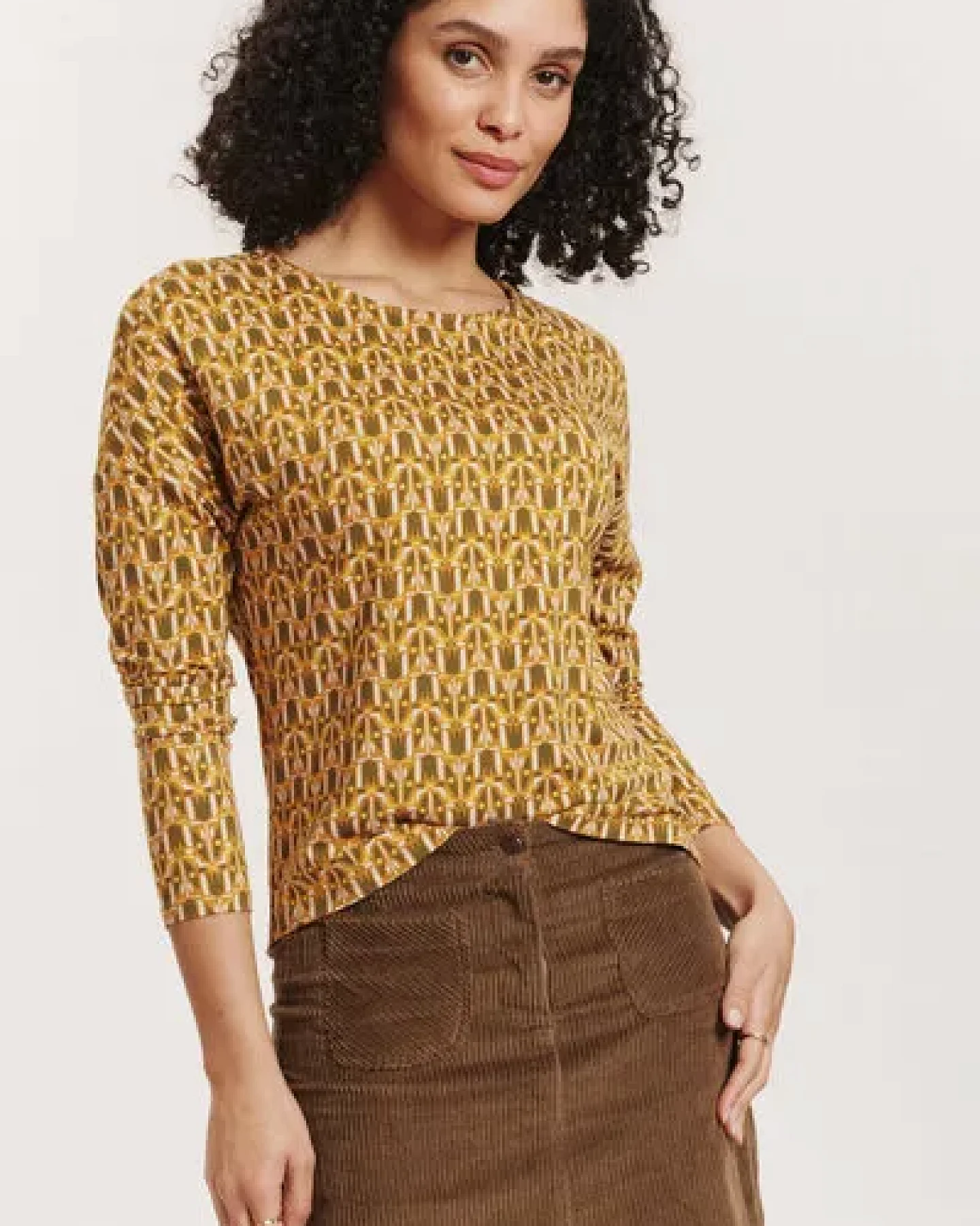 TRANQUILLO Basic-Shirt Felicee aus EcoVero Viskose – Ansicht 2