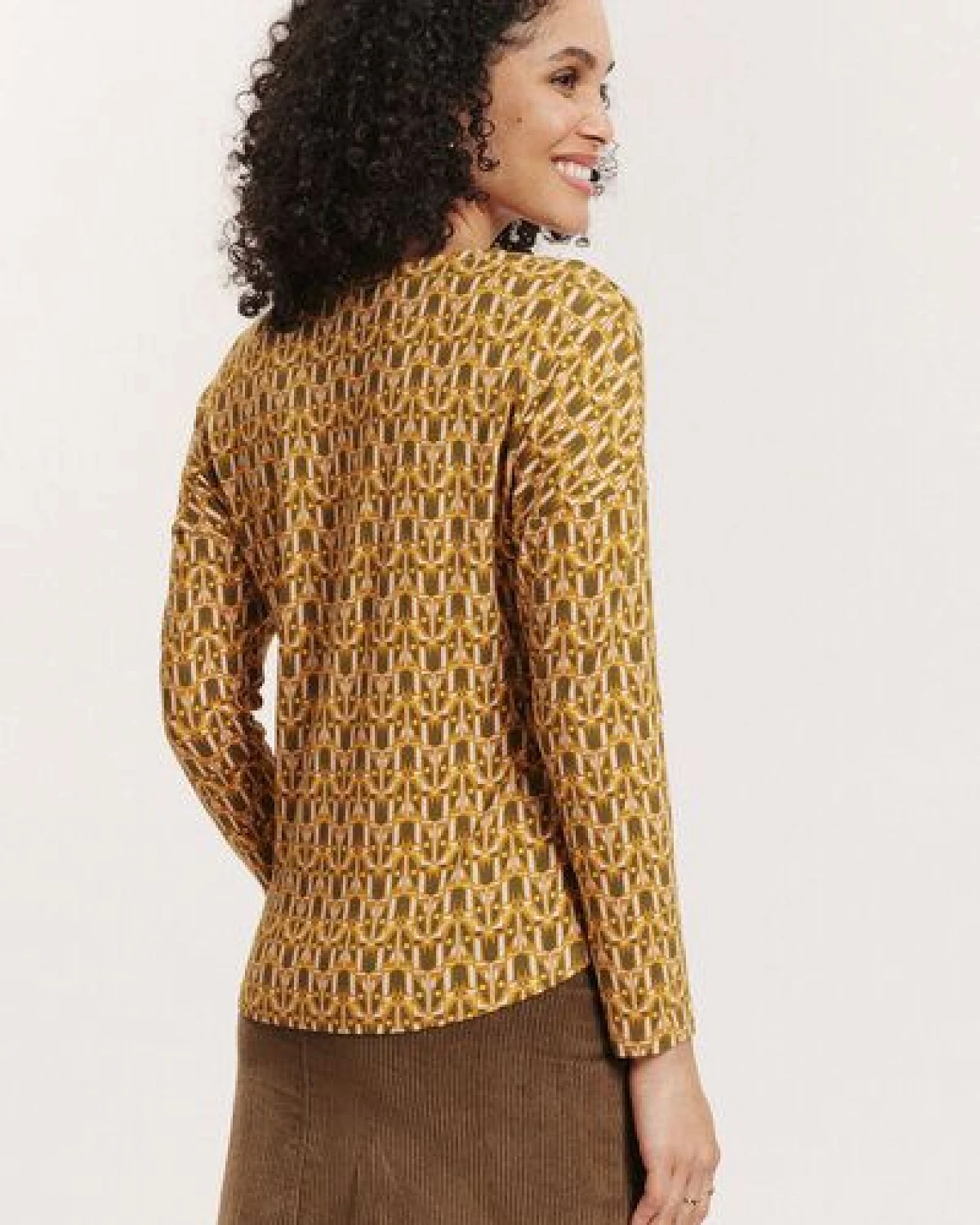 TRANQUILLO Basic-Shirt Felicee aus EcoVero Viskose – Ansicht 3
