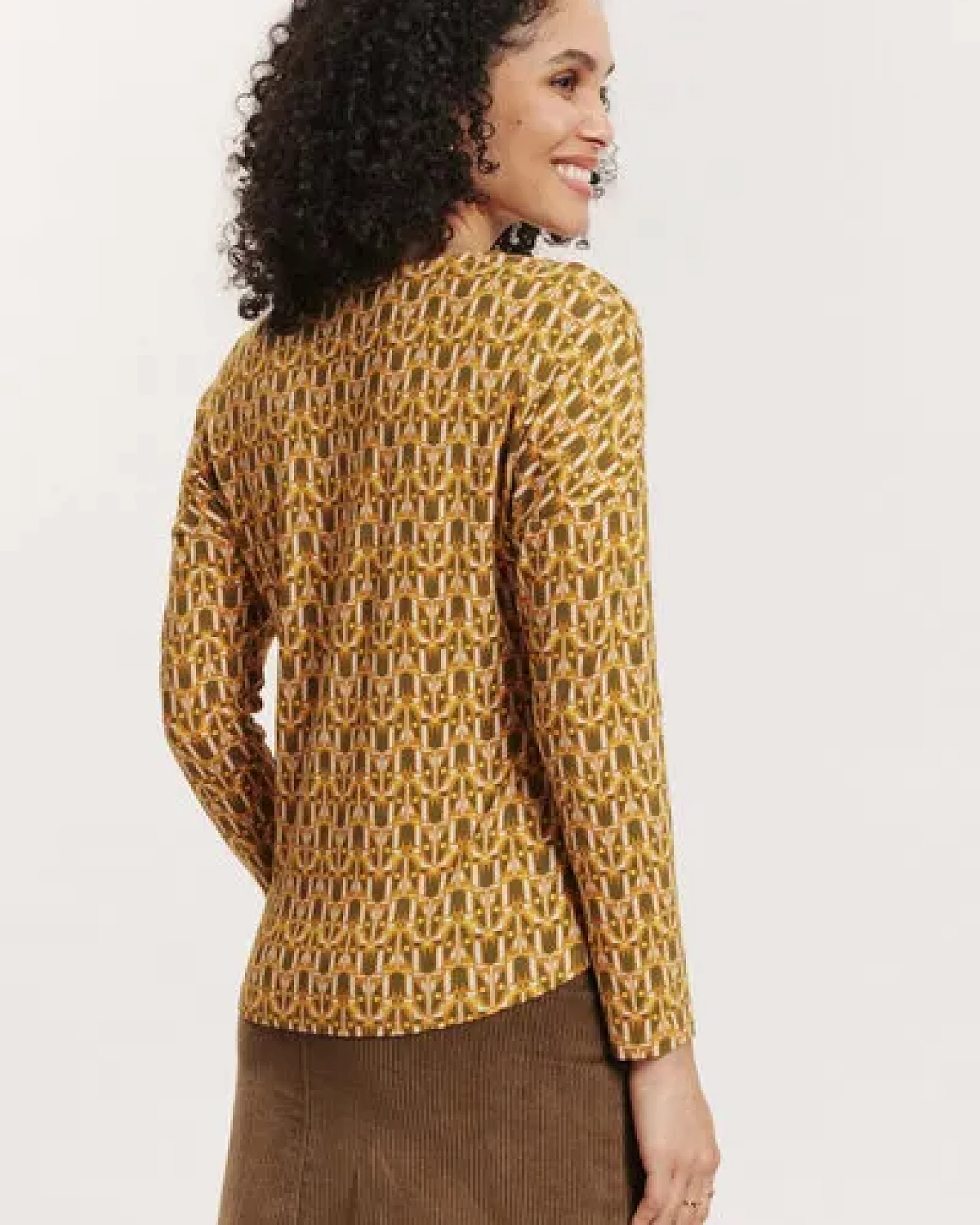 TRANQUILLO Basic-Shirt Felicee aus EcoVero Viskose – Ansicht 3