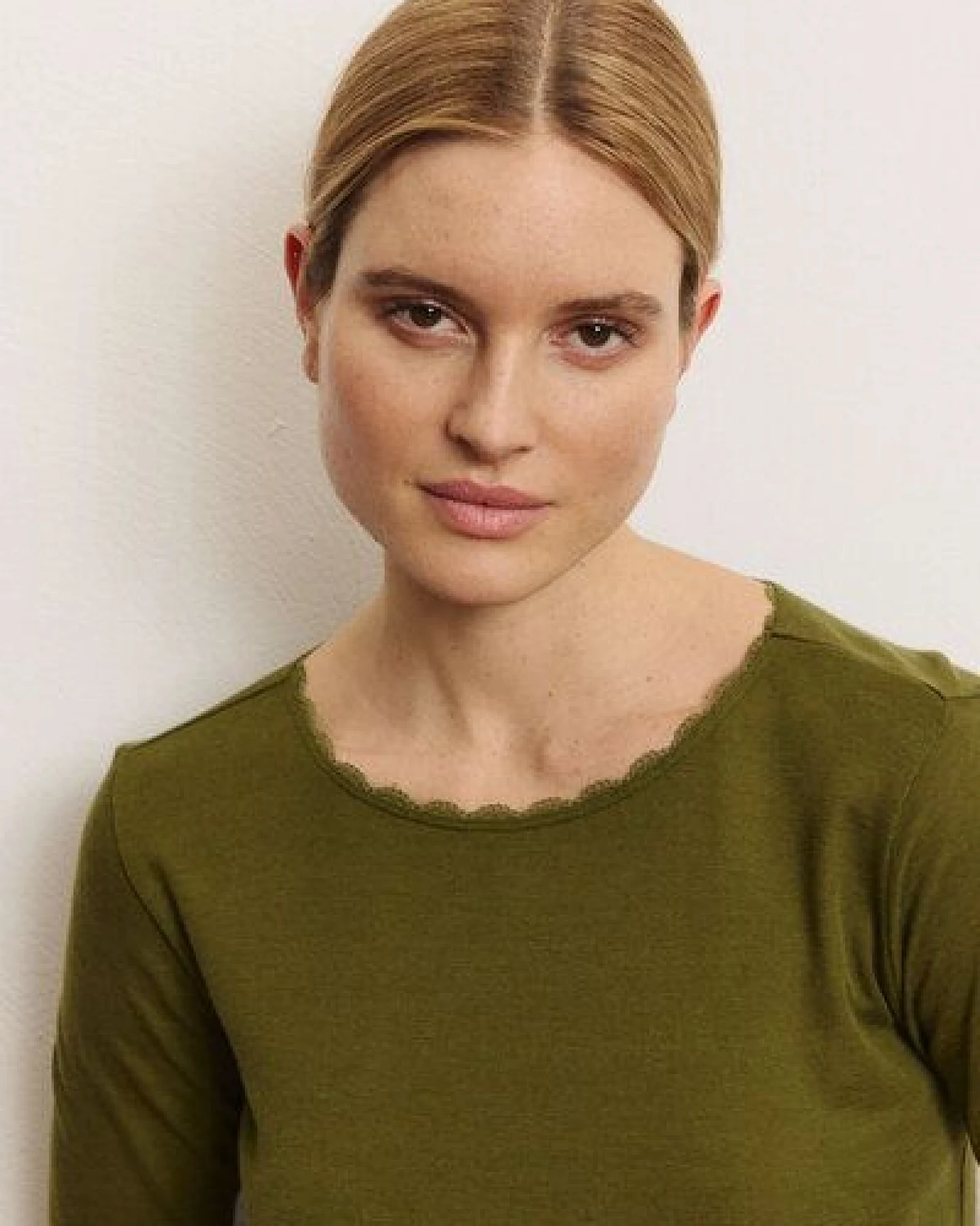TRANQUILLO Longsleeve Noemiee aus Wolle-Baumwolle-Jersey – Ansicht 4