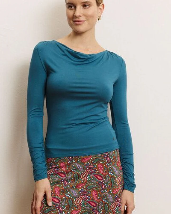 TRANQUILLO Shirt Belindaa aus EcoVero Viskose von Lenzing