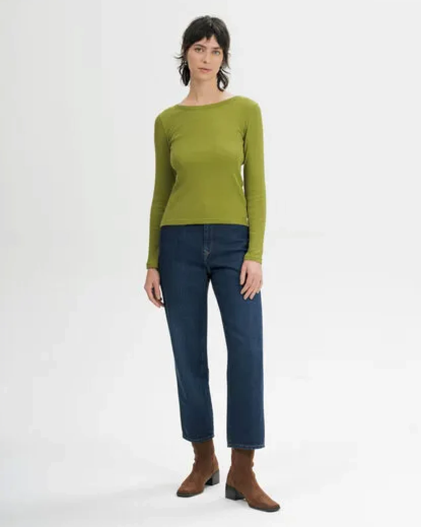 MELA Ripp Longsleeve Style MEHAR aus 100% Bio-Baumwolle – Ansicht 3