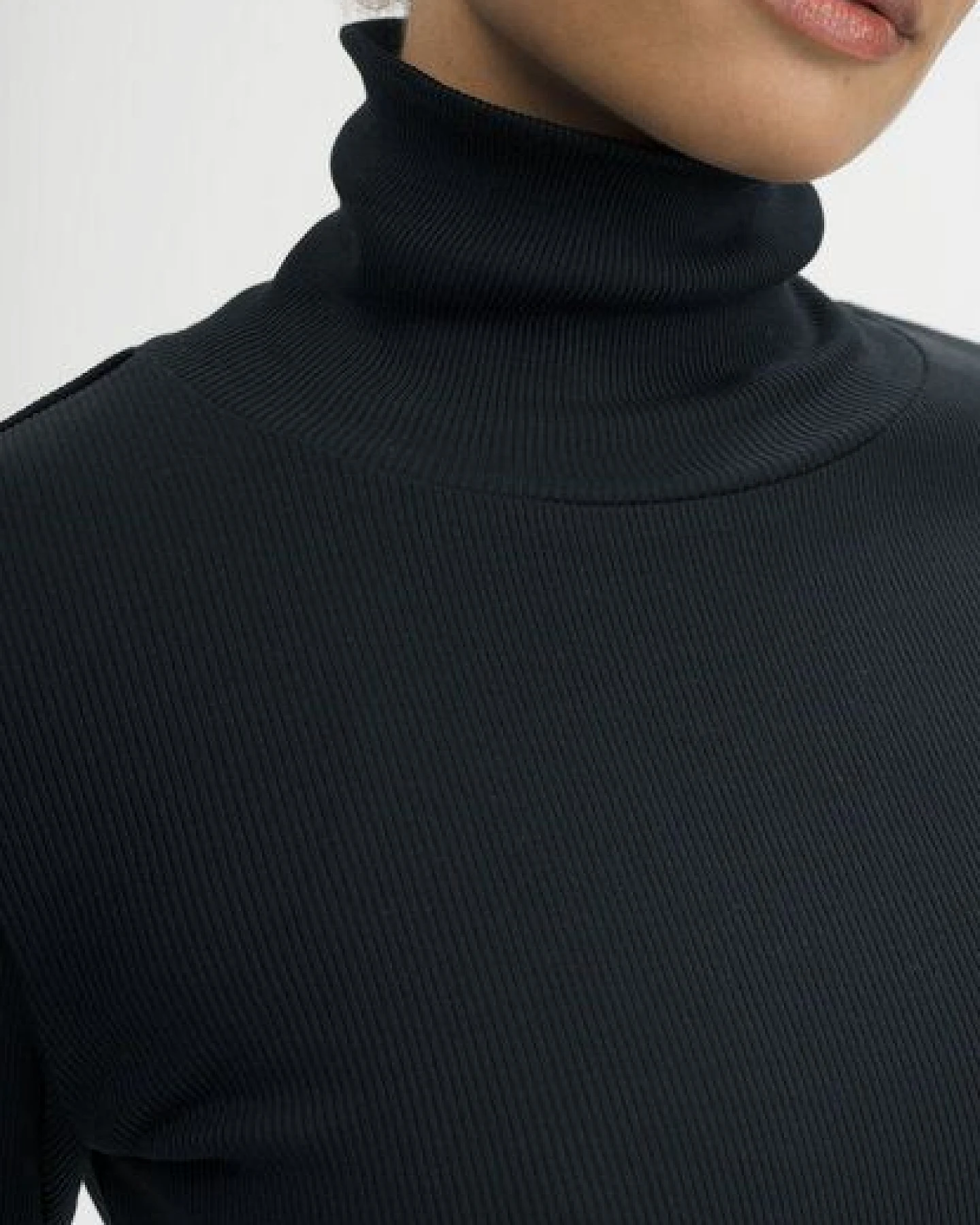 MELA Ripp Rollkragen Langarmshirt Style MUNLI aus 100% Bio-Baumwolle – Ansicht 4