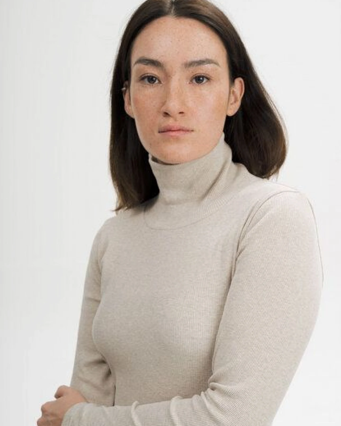 MELA Ripp Rollkragen Langarmshirt Style MUNLI aus 100% Bio-Baumwolle – Ansicht 4