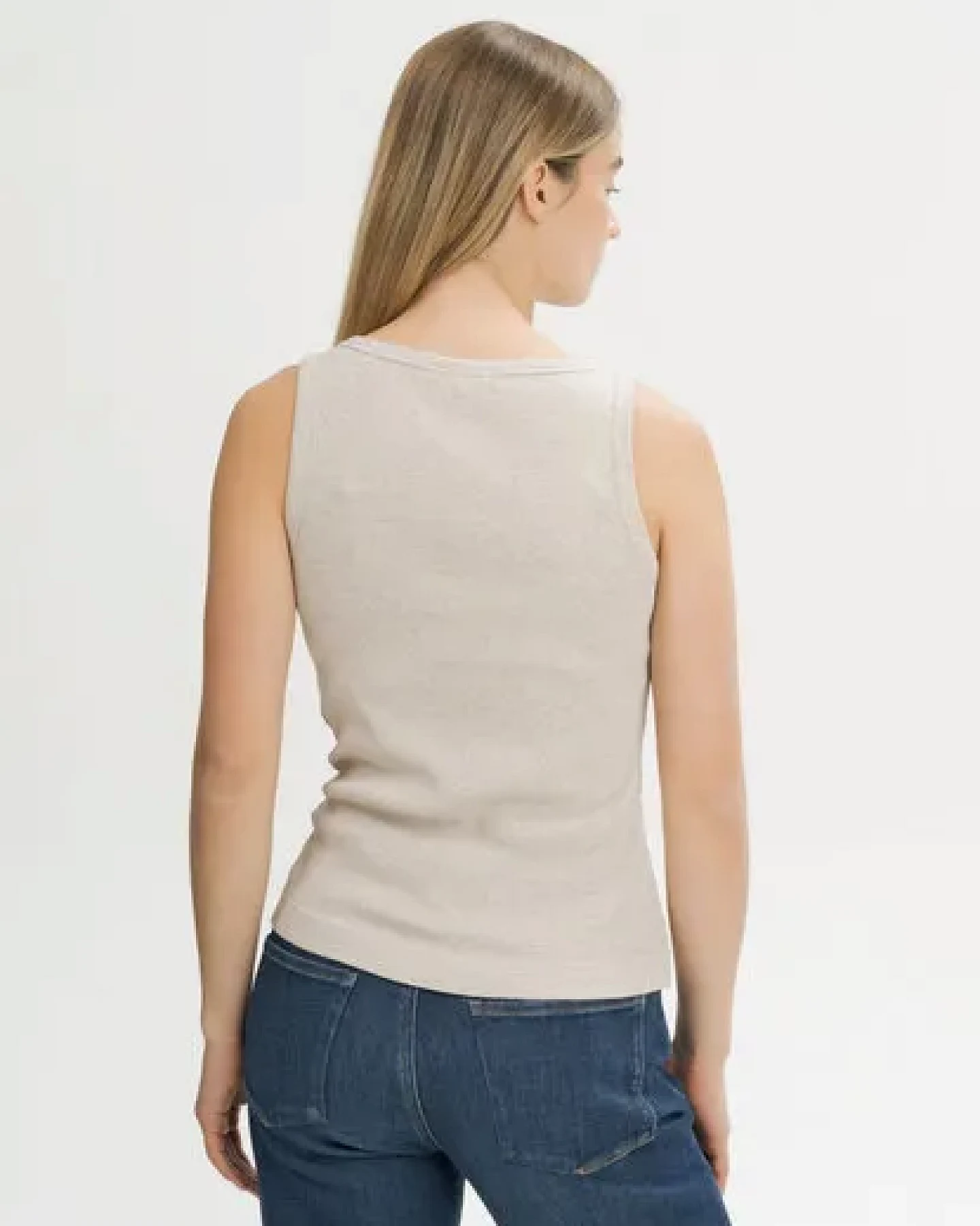 MELA Ripp Tanktop Style DRISNA aus 100% Bio-Baumwolle – Ansicht 2