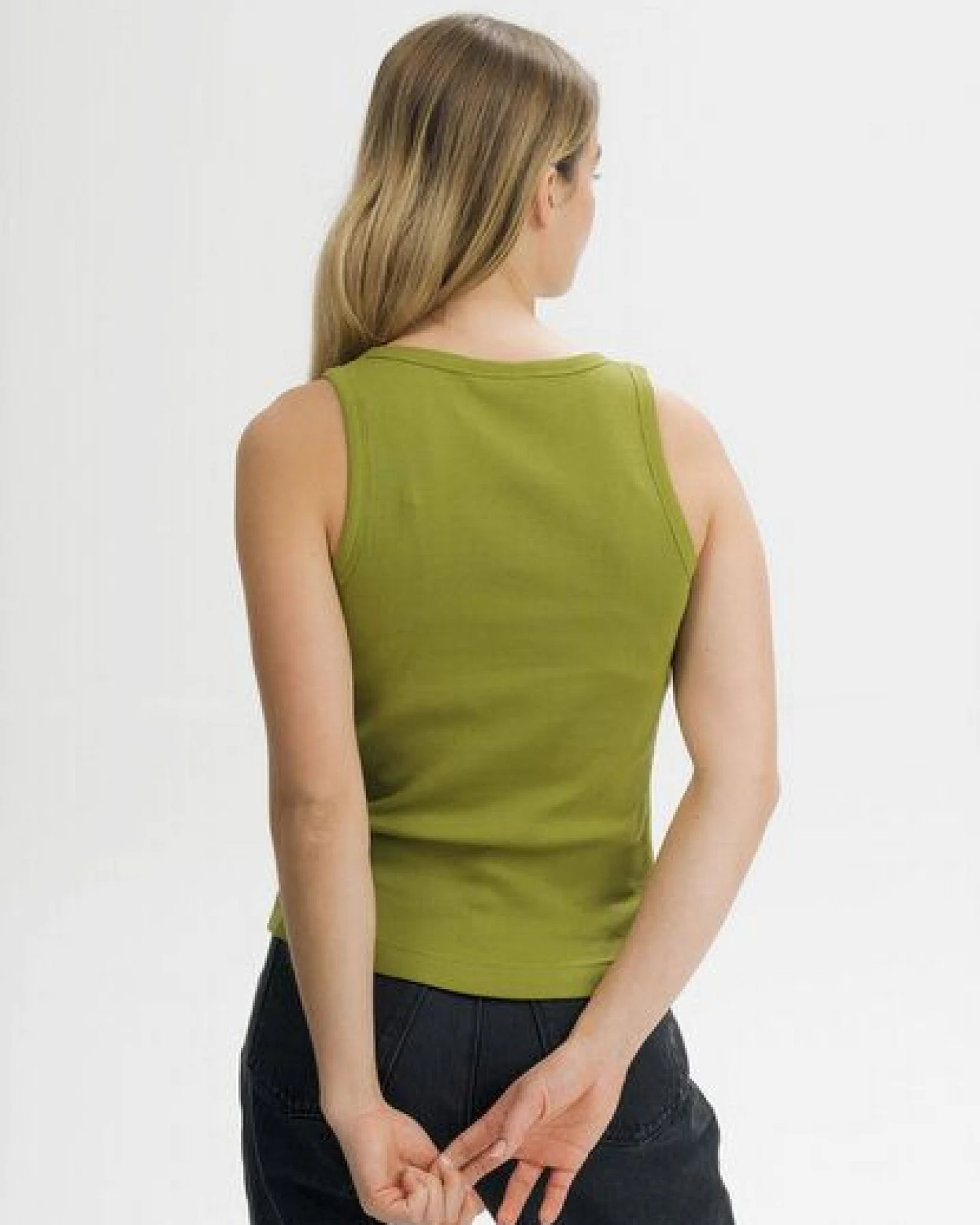 MELA Ripp Tanktop Style DRISNA aus 100% Bio-Baumwolle – Ansicht 2