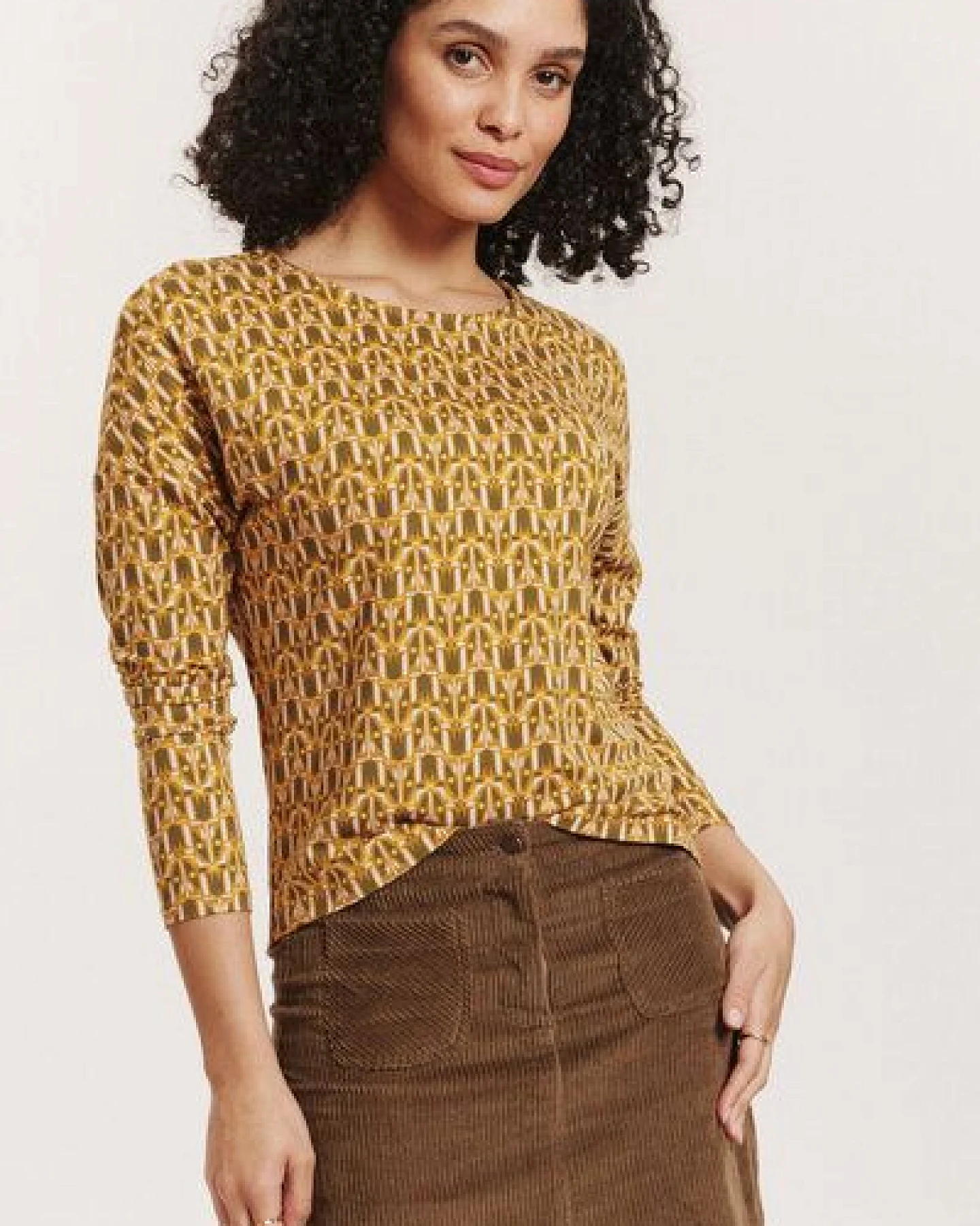 TRANQUILLO Basic-Shirt Felicee aus EcoVero Viskose – Ansicht 2