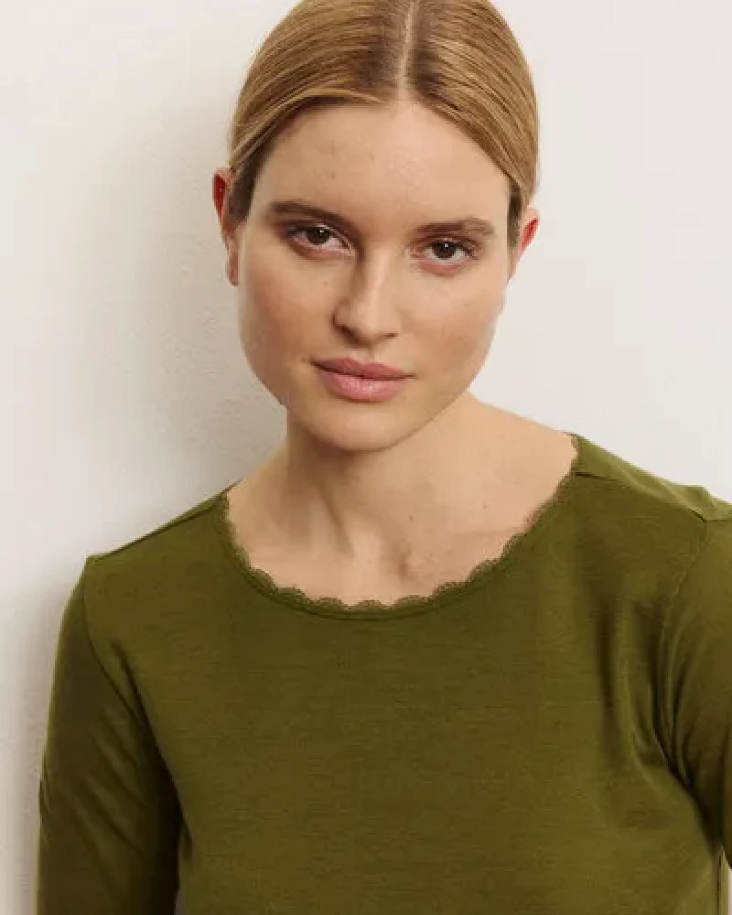 TRANQUILLO Longsleeve Noemiee aus Wolle-Baumwolle-Jersey – Ansicht 4