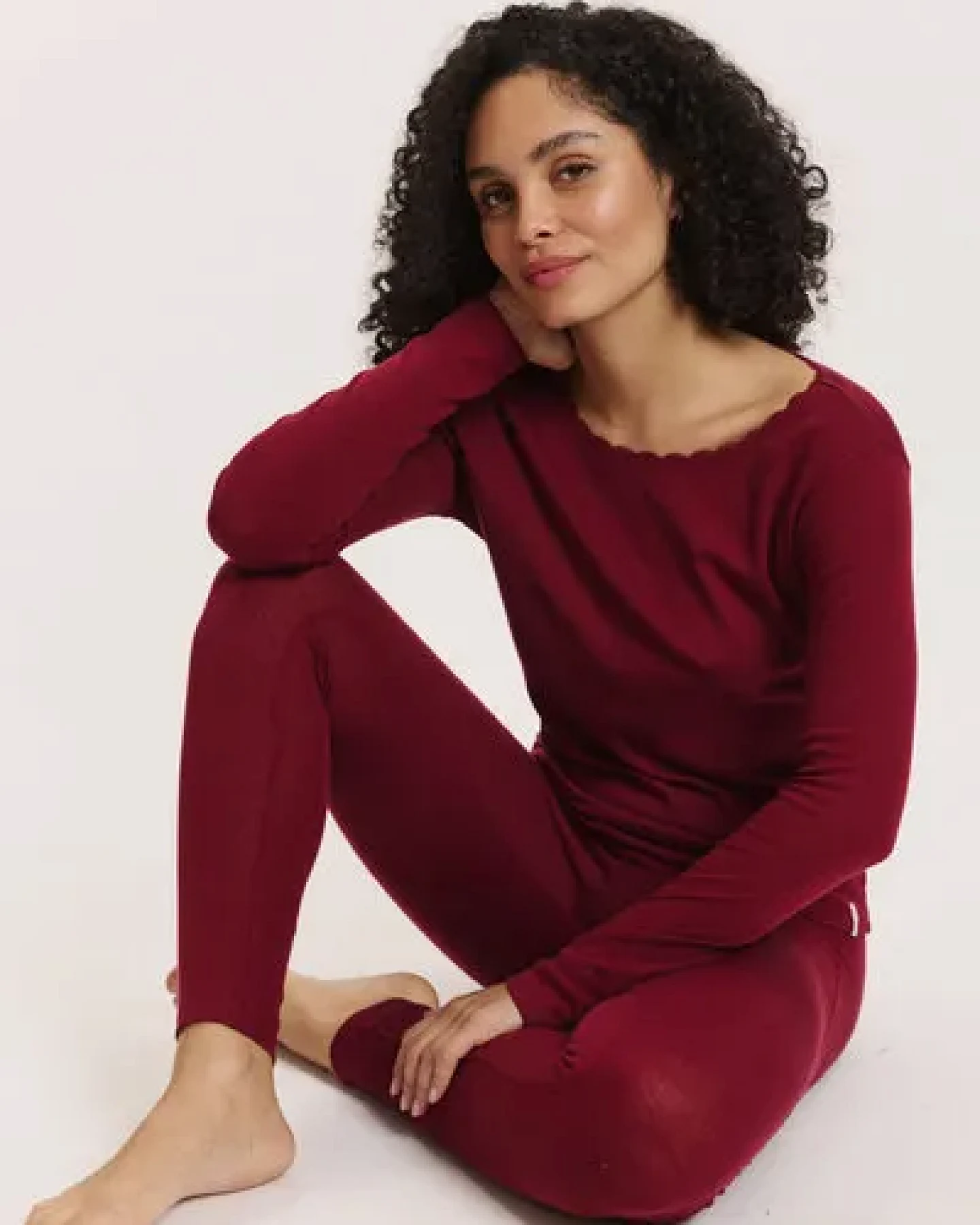 TRANQUILLO Longsleeve Noemiee aus Wolle-Baumwolle-Jersey – Ansicht 4
