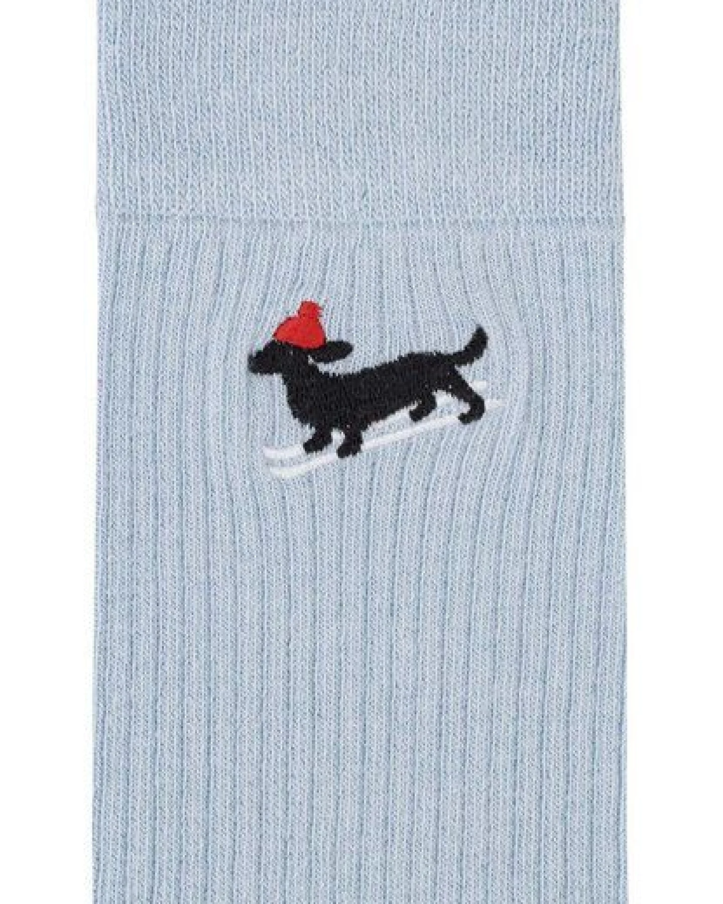 MELA Gerippte Socken Stickerei 1 Paar – Ansicht 2