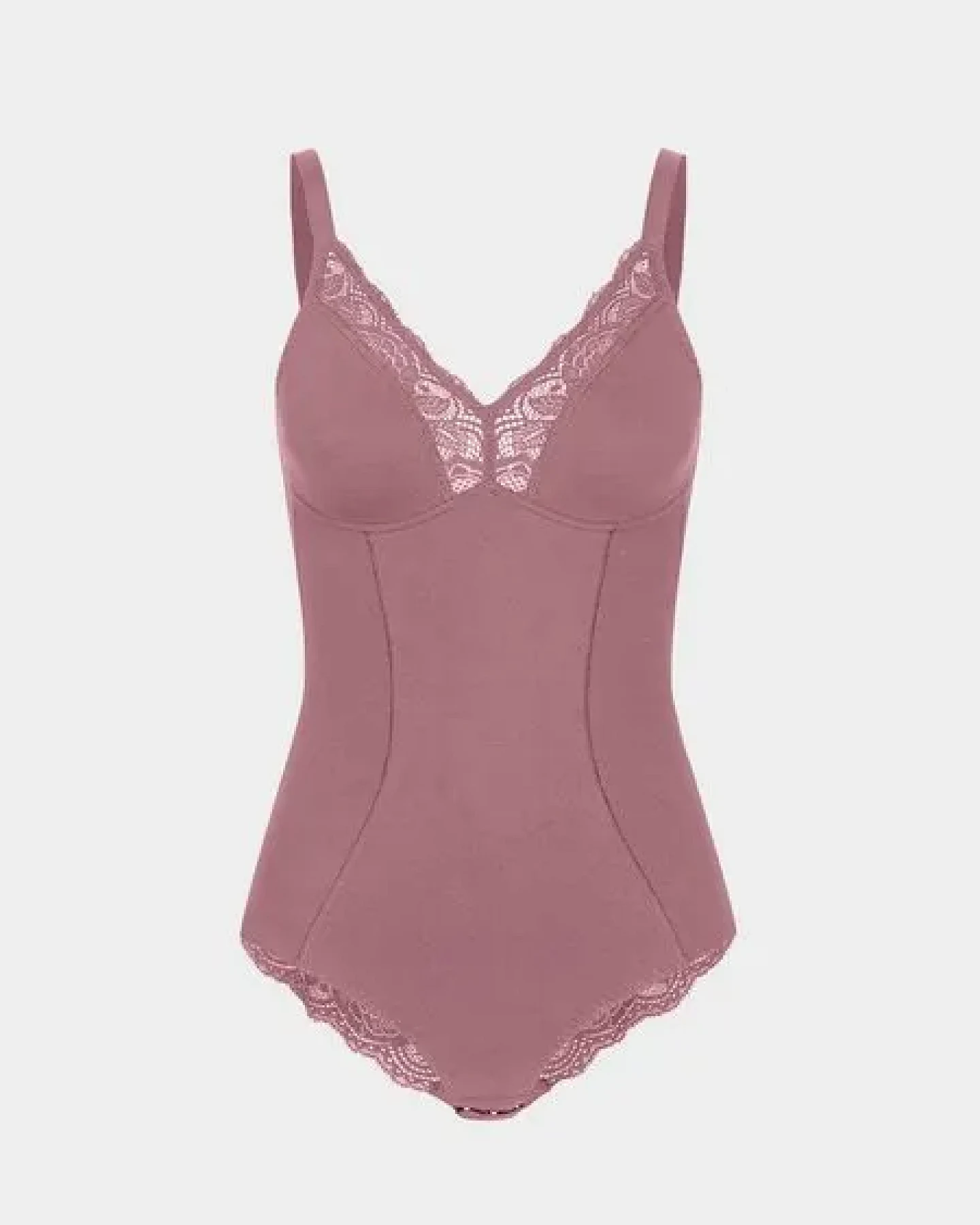 erlich textil Eleonora Body mit Spitze aus Bio-Baumwolle, made in Europe – Ansicht 4