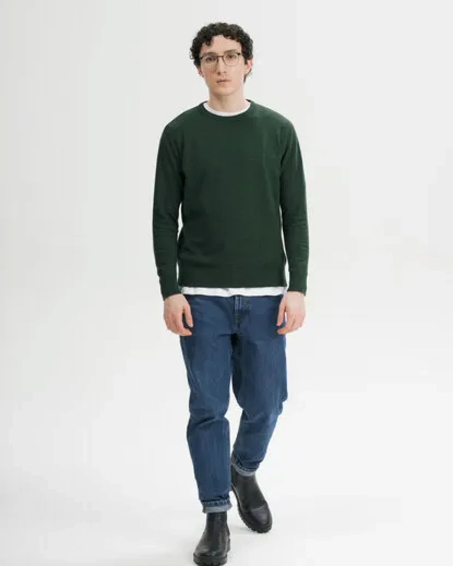 MELA Feinstrick Pullover Style HIMAL aus 100% Bio-Baumwolle – Ansicht 3