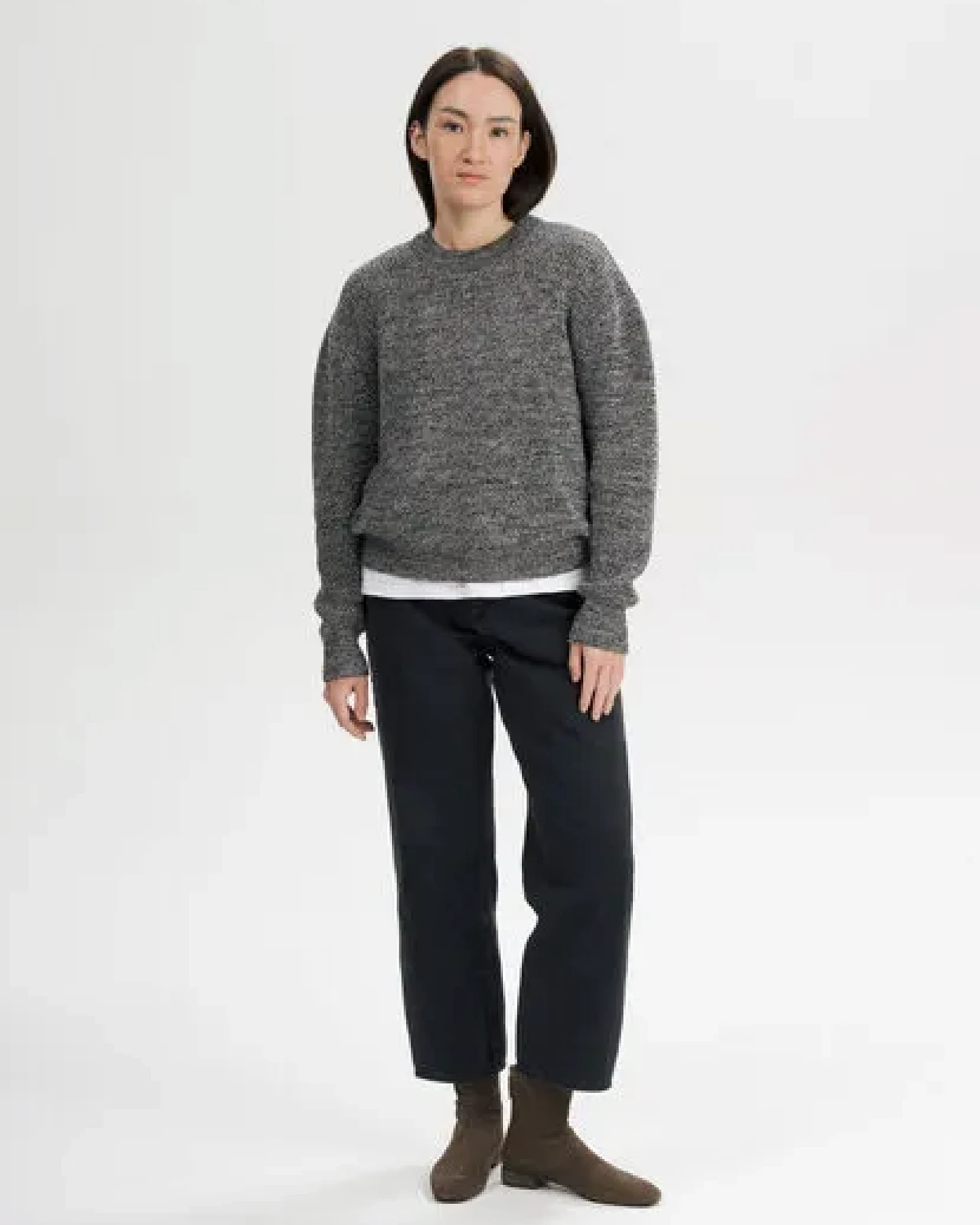 MELA Rippstrick Pullover Style ADAH aus 100% Bio-Baumwolle – Ansicht 3