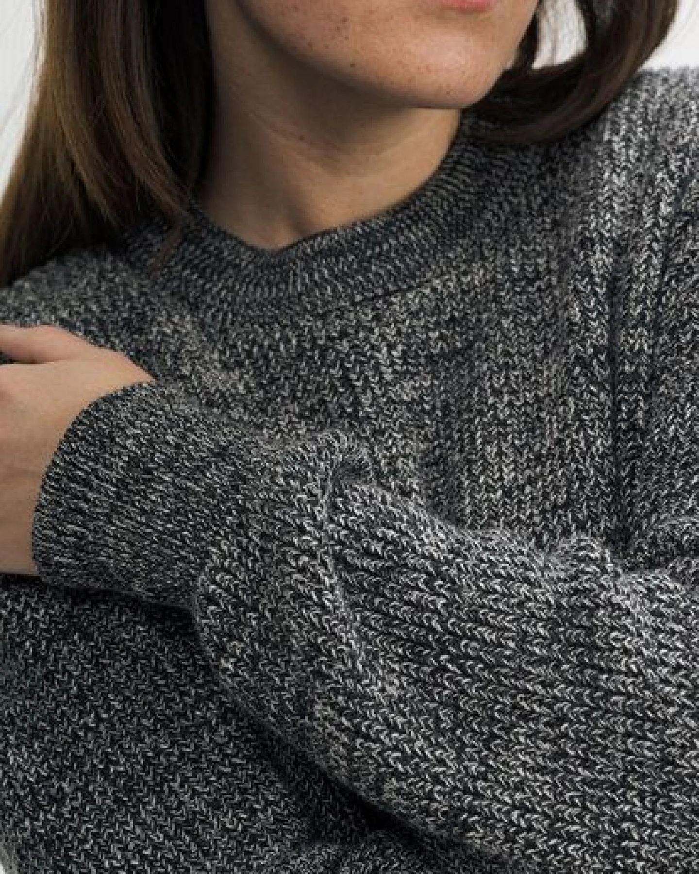 MELA Rippstrick Pullover Style ADAH aus 100% Bio-Baumwolle – Ansicht 4