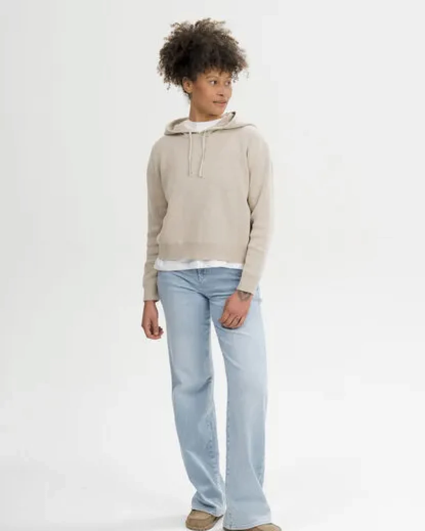 MELA Strick Kapuzenpullover Style JANISHA aus 100% Bio-Baumwolle – Ansicht 3