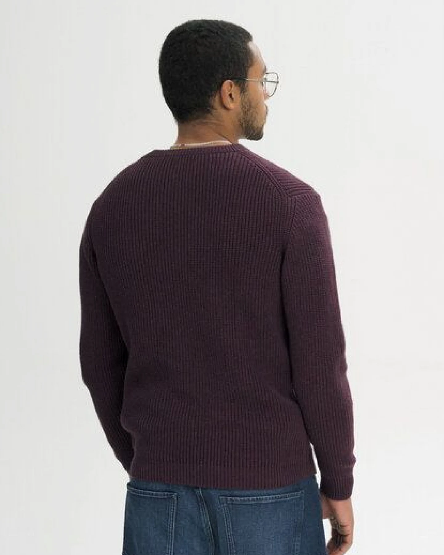 MELA Strickpullover Style RAVI aus 100% Bio-Baumwolle – Ansicht 2
