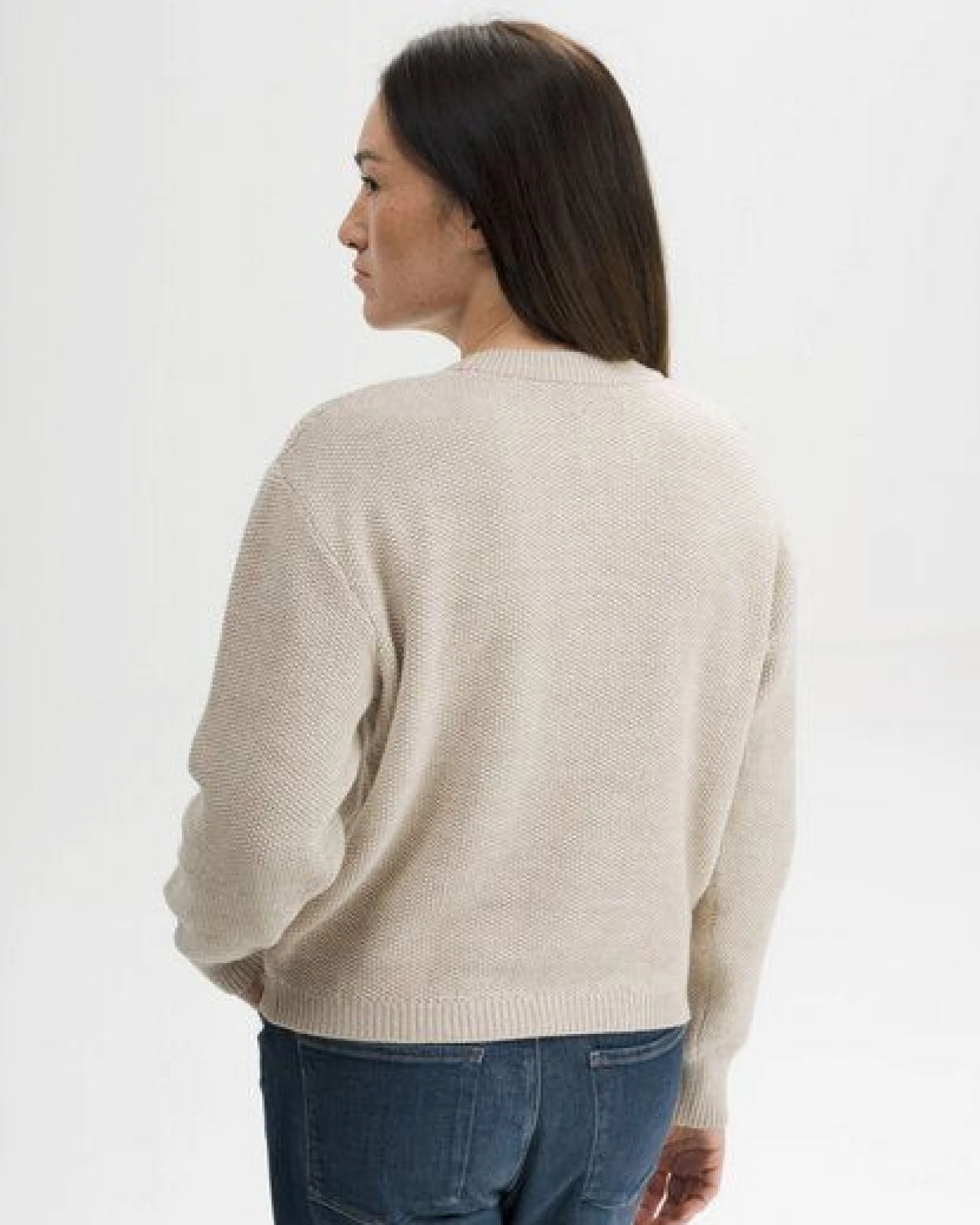 MELA Strukturierter Strickpullover Style SURIYA aus 100% Bio-Baumwolle – Ansicht 2