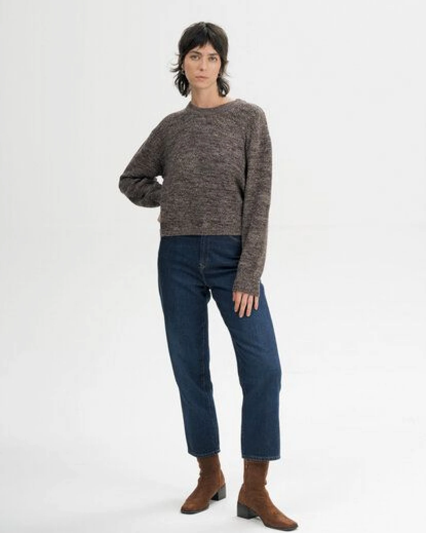 MELA Strukturierter Strickpullover Style SURIYA aus 100% Bio-Baumwolle – Ansicht 3