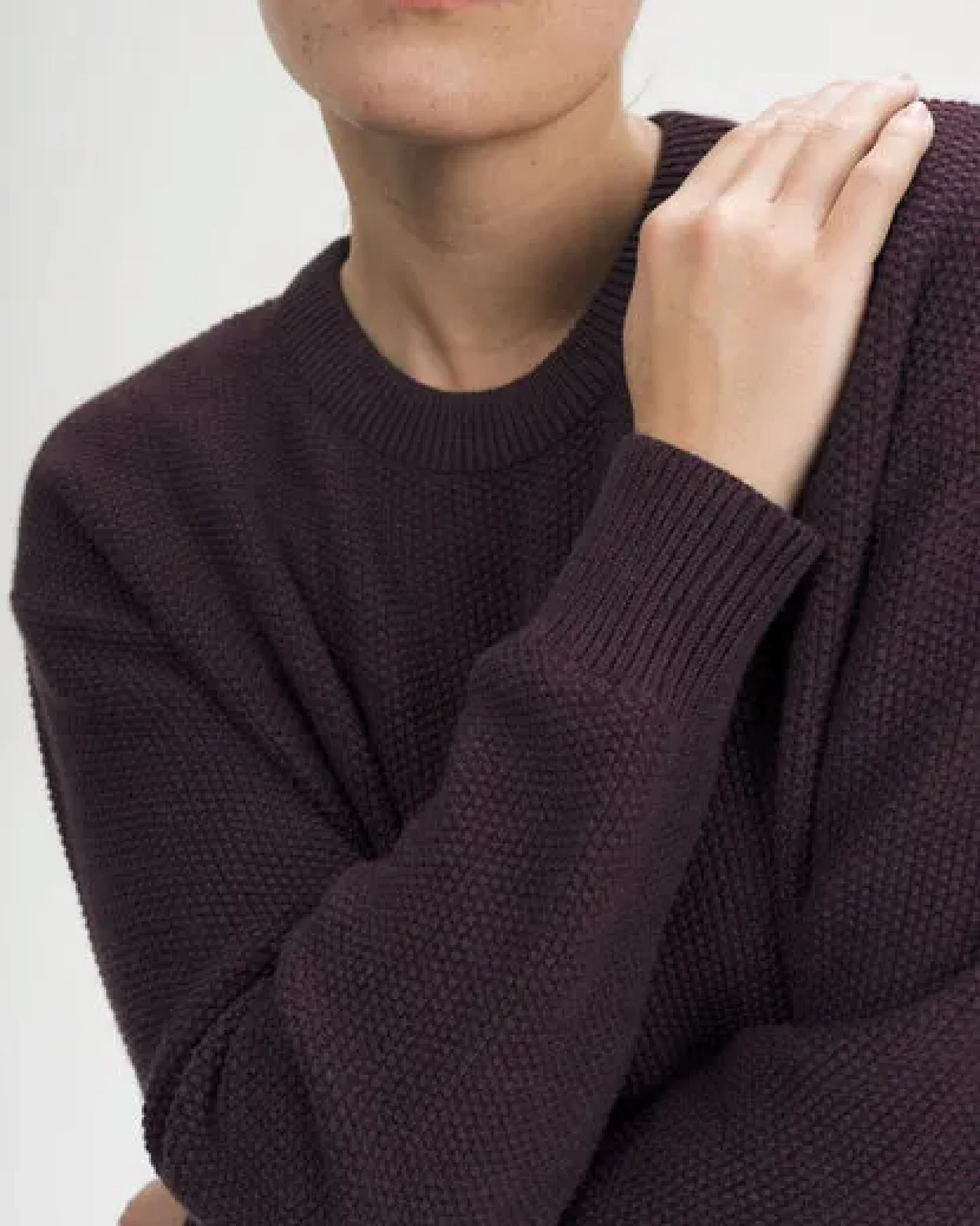 MELA Strukturierter Strickpullover Style SURIYA aus 100% Bio-Baumwolle – Ansicht 4