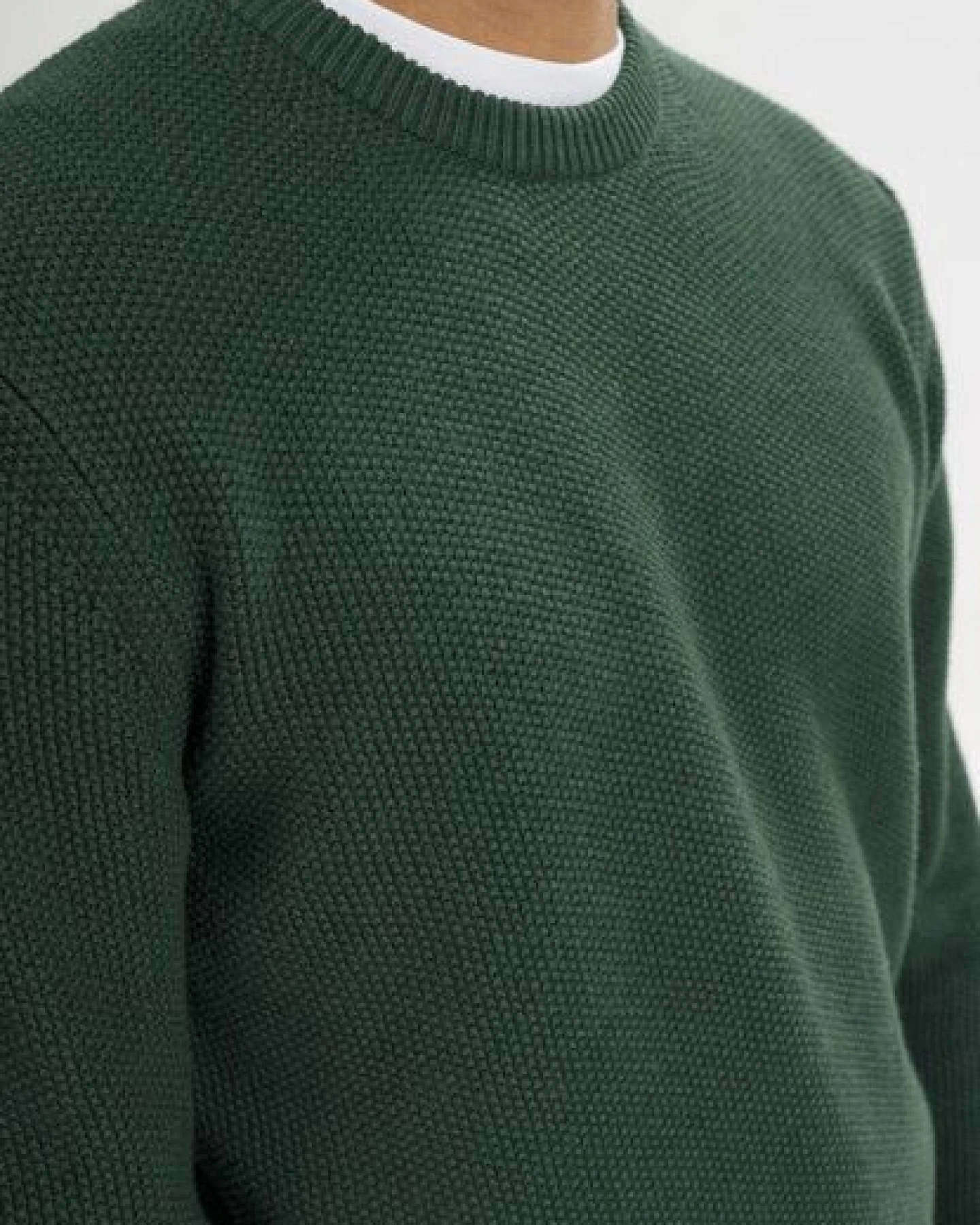 MELA Strukturierter Strickpullover Style VAREEN aus 100% Bio-Baumwolle – Ansicht 4