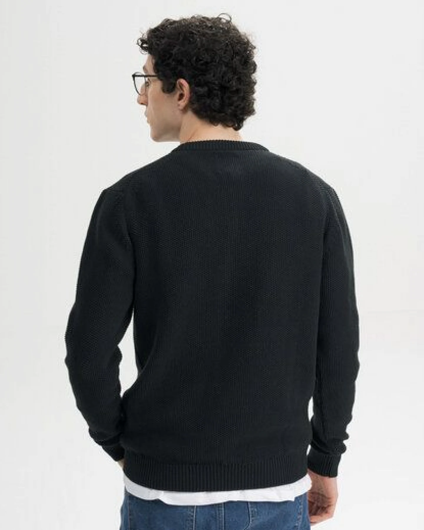MELA Strukturierter Strickpullover Style VAREEN aus 100% Bio-Baumwolle – Ansicht 2