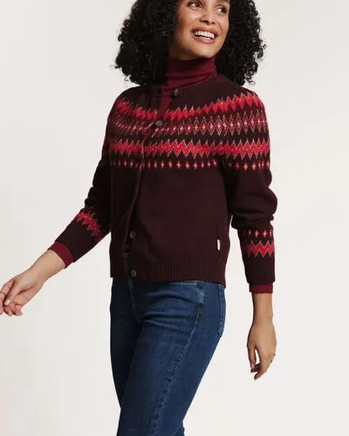 TRANQUILLO Cardigan Leonaa aus Lammwolle