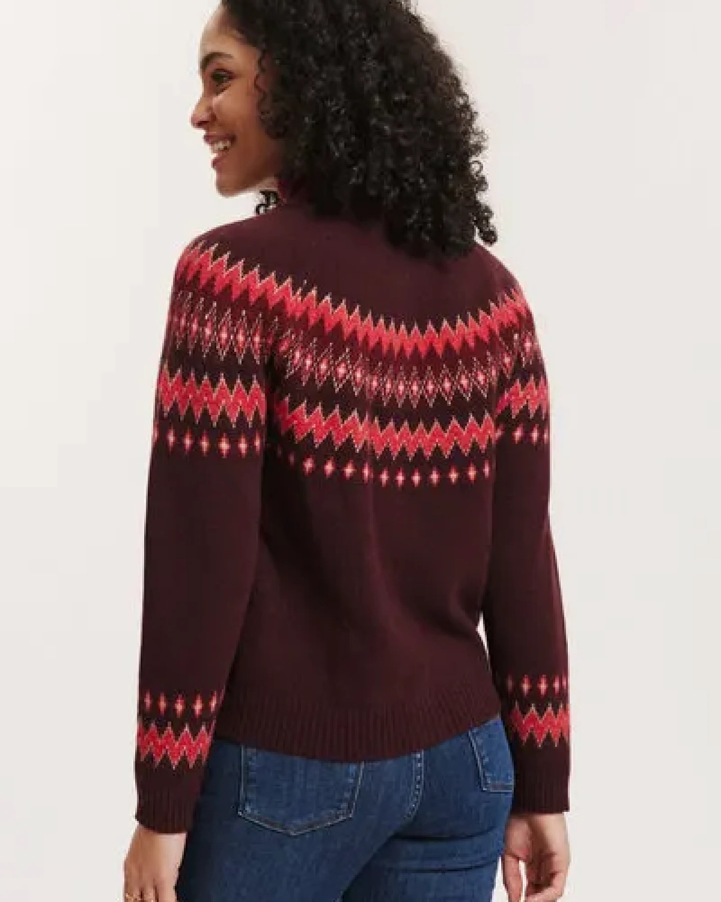 TRANQUILLO Cardigan Leonaa aus Lammwolle – Ansicht 2