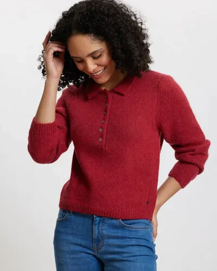 TRANQUILLO Strick-Pullover Audreyy aus Alpaka & Biobaumwolle