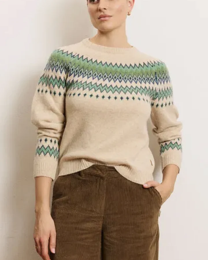 TRANQUILLO Sweater AUREAA aus Lammwolle