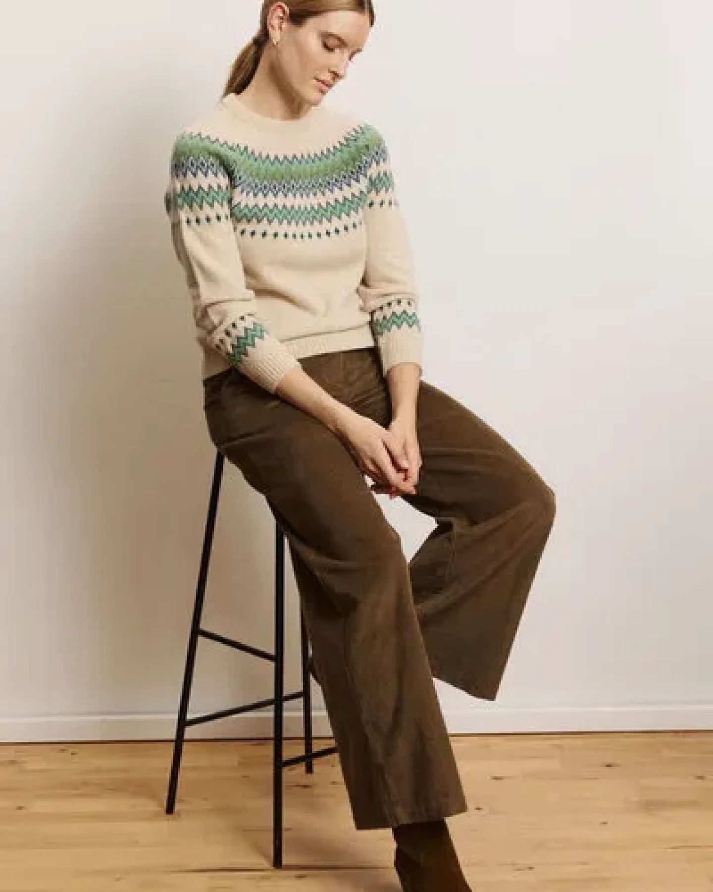 TRANQUILLO Sweater AUREAA aus Lammwolle – Ansicht 4