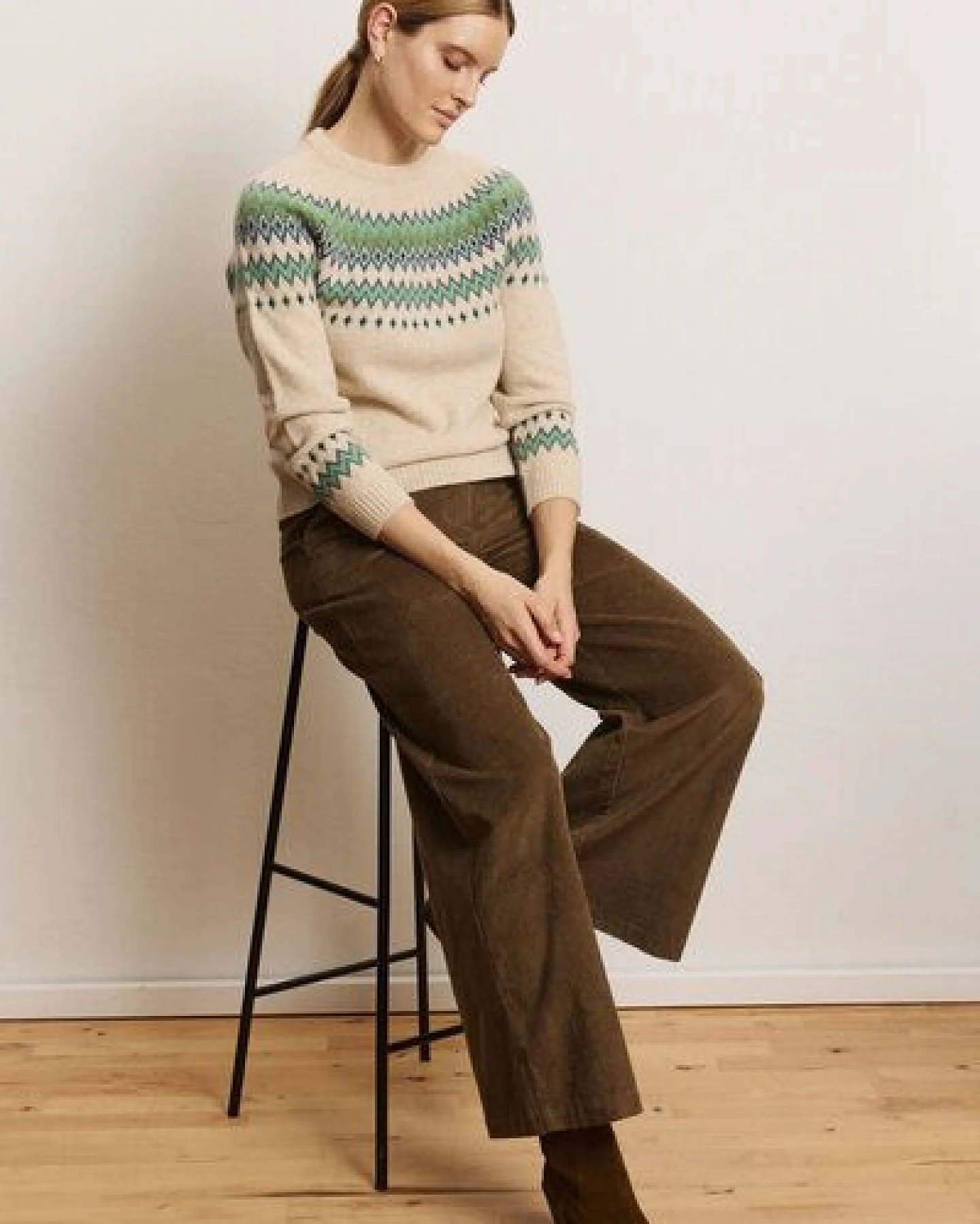 TRANQUILLO Sweater AUREAA aus Lammwolle – Ansicht 4