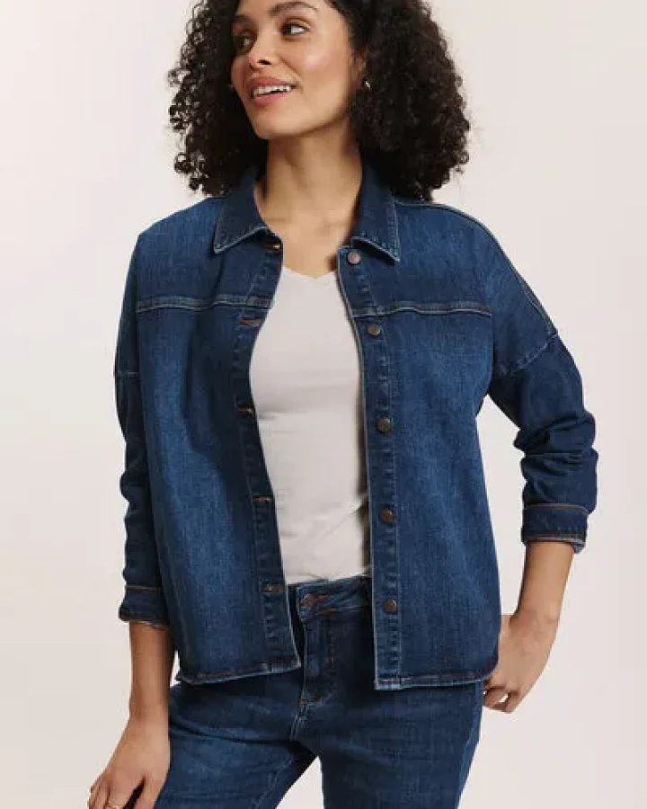 TRANQUILLO Jeansjacke Daikee aus GOTS-Bio-Baumwolle
