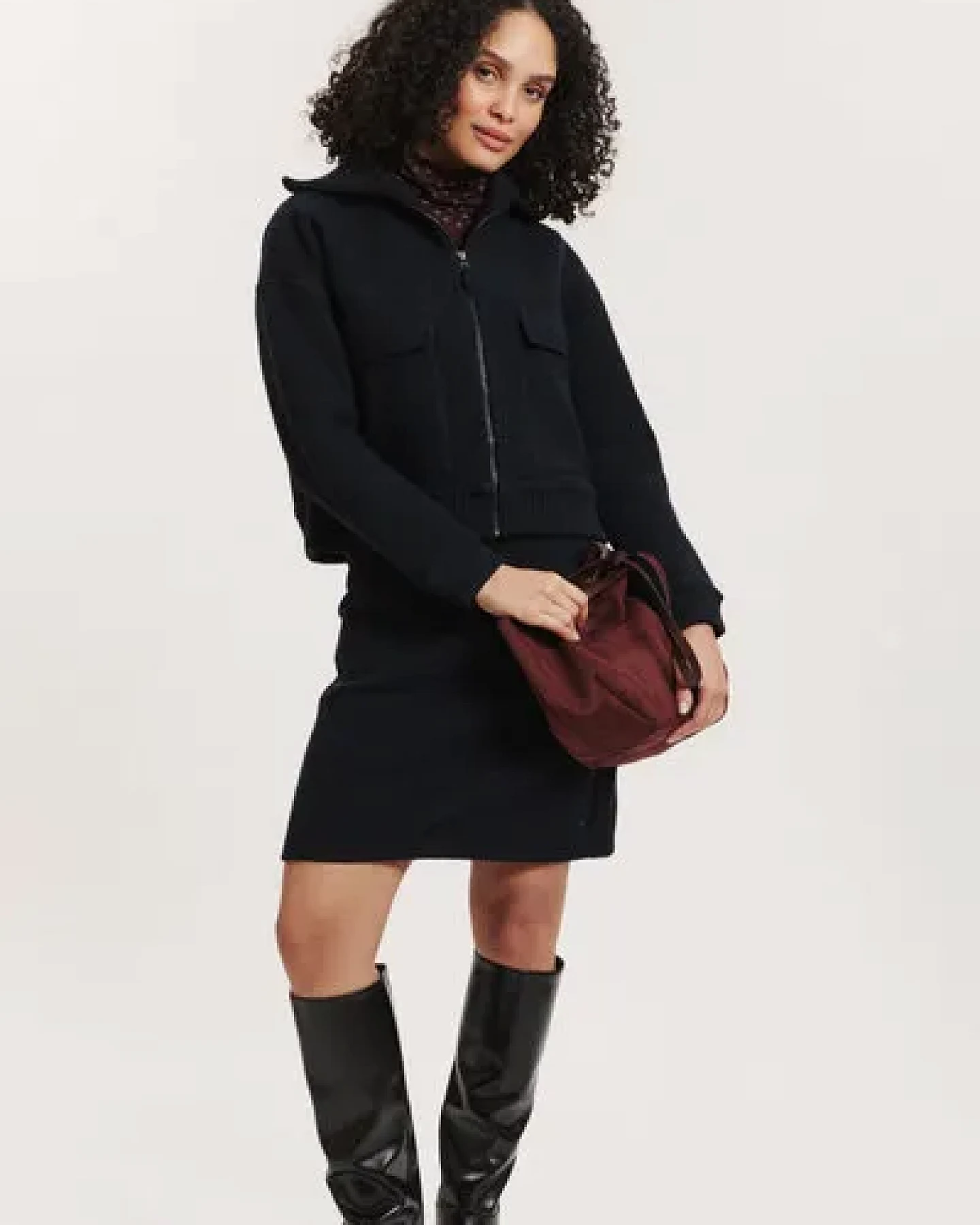 TRANQUILLO Wollwalk-Jacke Miriaam – Ansicht 4