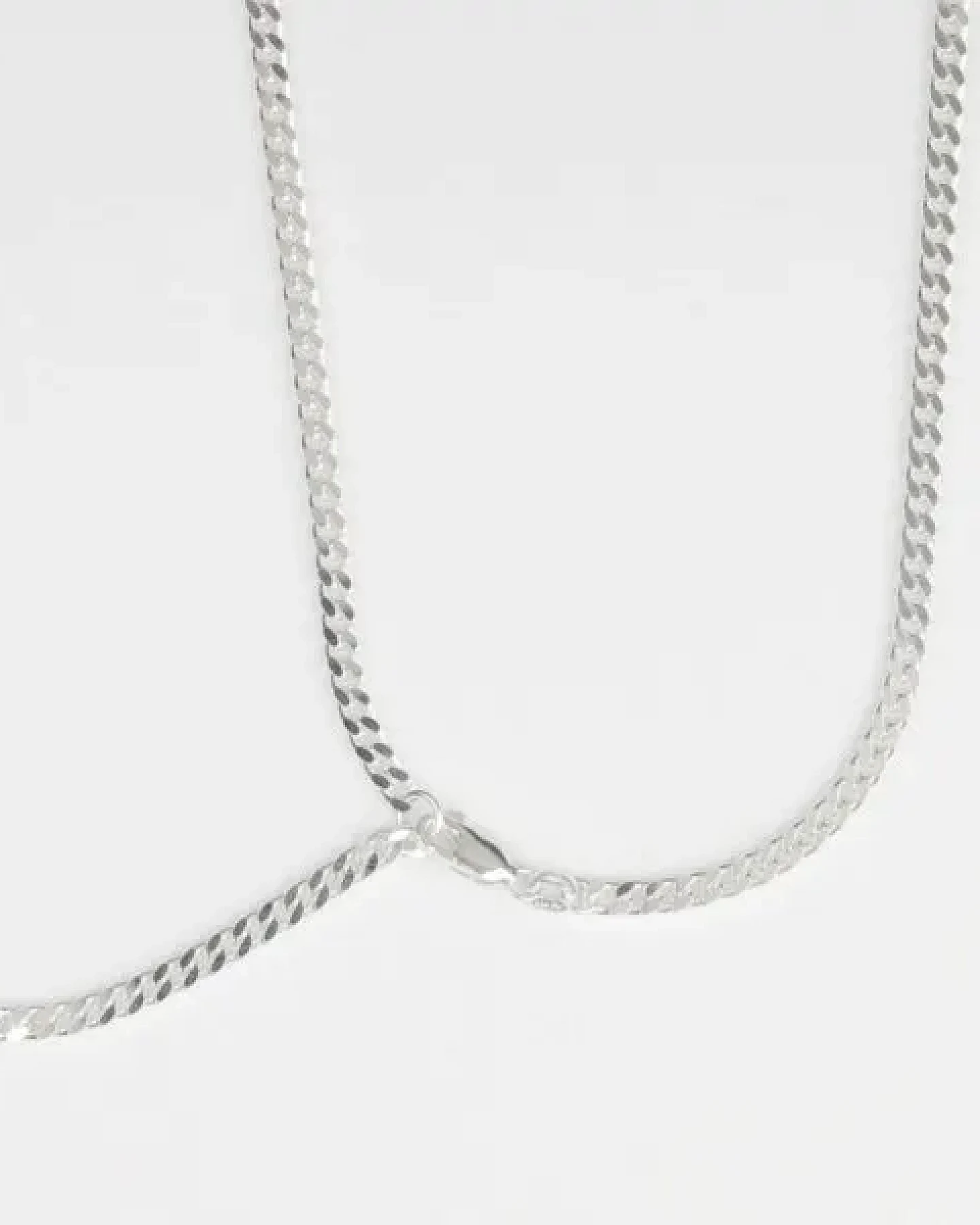BELLYBIRD Jewellery PANZERKETTE - zarte Flachpanzerkette, längenverstellbar, 925 Silber – Ansicht 4