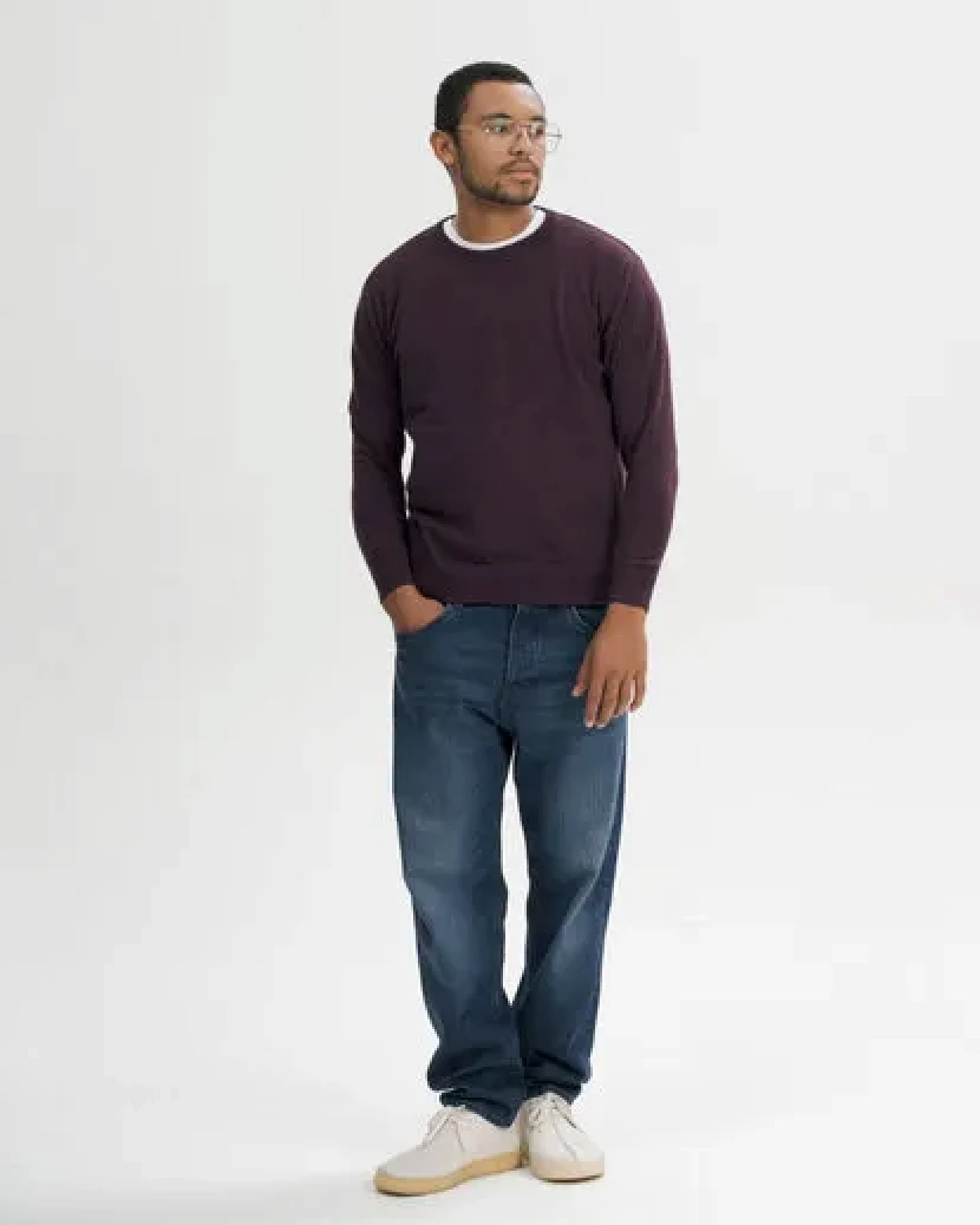 MELA Feinstrick Pullover Style HIMAL aus 100% Bio-Baumwolle – Ansicht 3